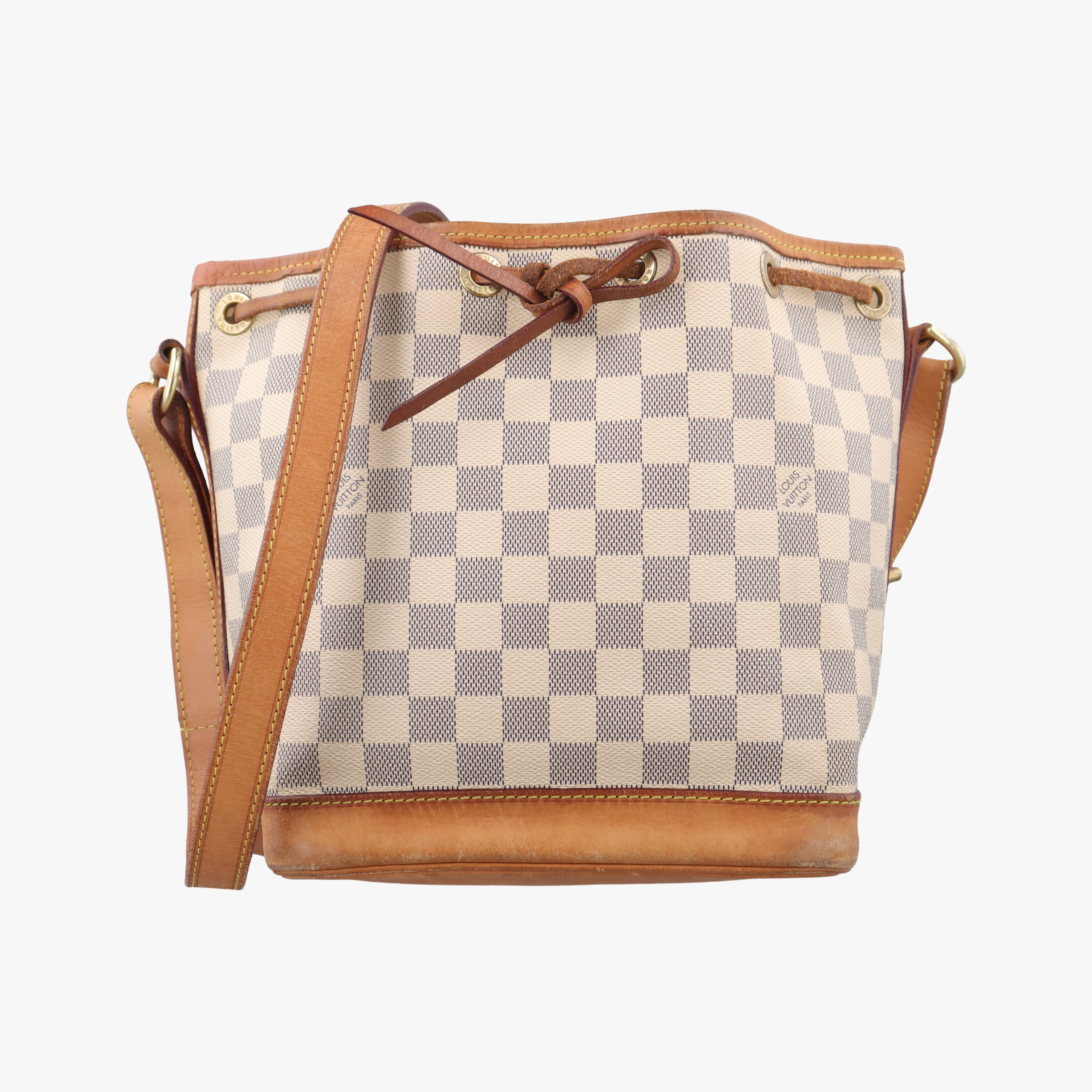 Pre-owned Louis Vuitton NOe BB AZUR Damier Canvas N41220 shoulderbag | stylenewstar
