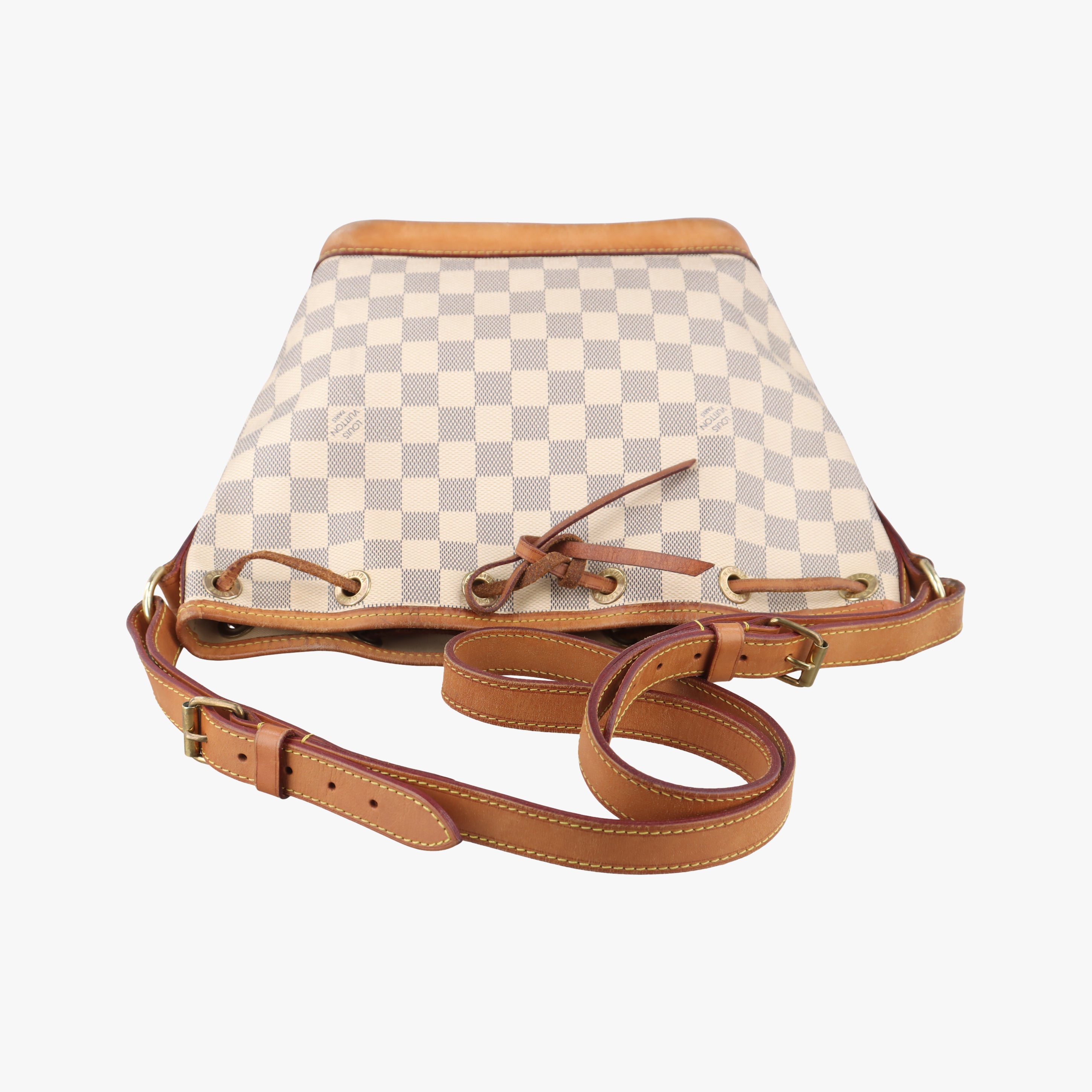 Pre-owned Louis Vuitton NOe BB AZUR Damier Canvas N41220 shoulderbag | stylenewstar