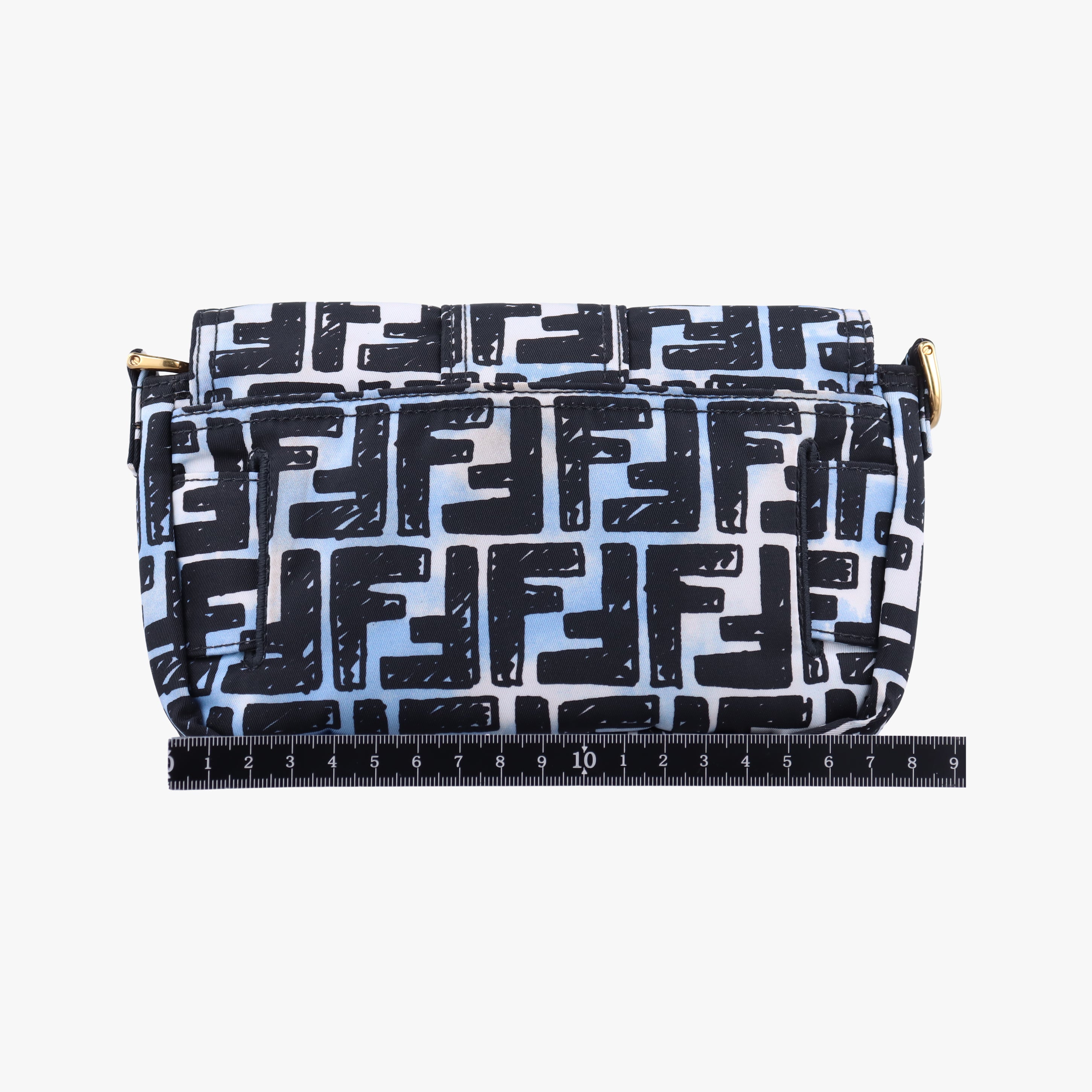 Pre-owned Fendi Mamma Bucket Black×Multicolour Nylon 8BR784 shoulderbag | stylenewstar