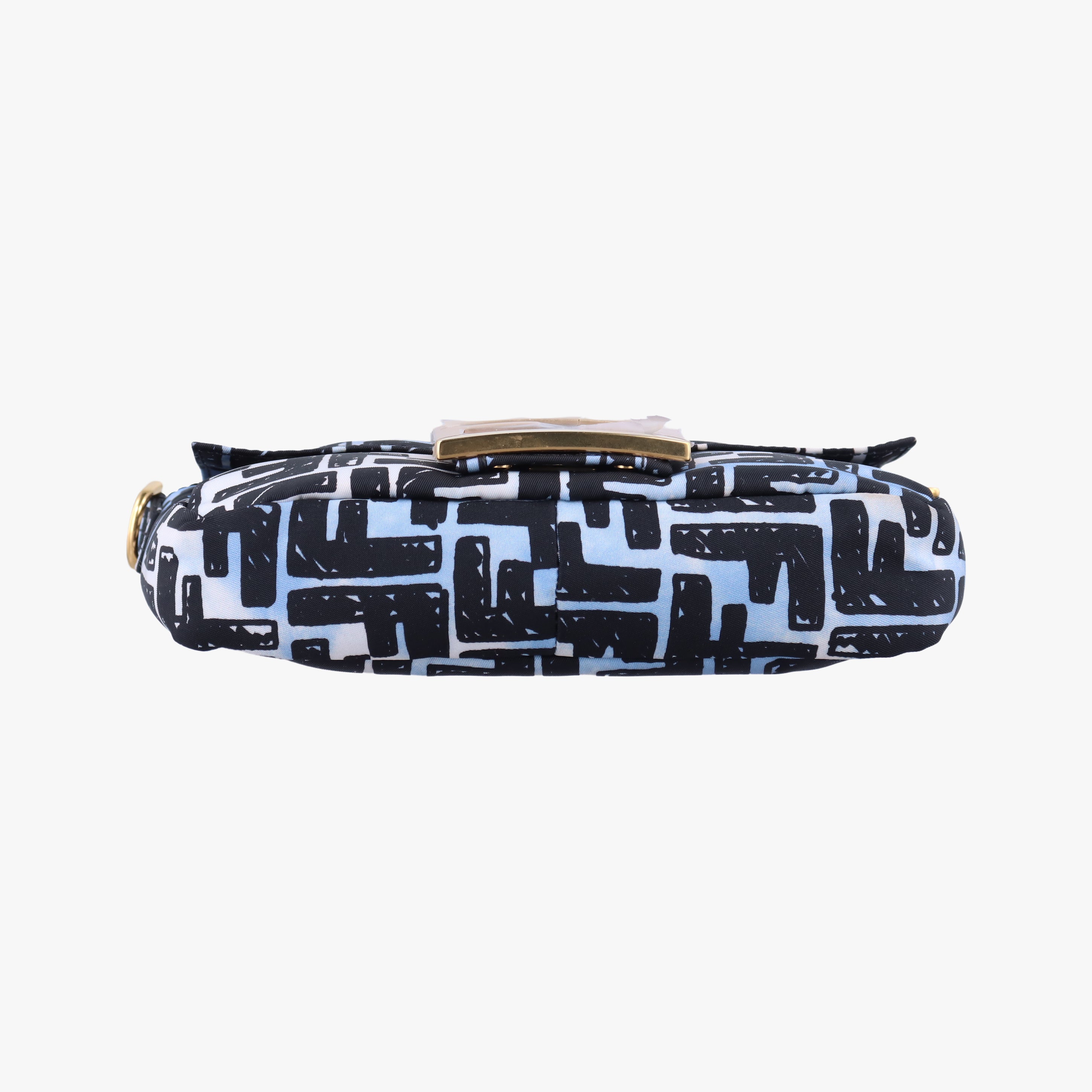 Pre-owned Fendi Mamma Bucket Black×Multicolour Nylon 8BR784 shoulderbag | stylenewstar