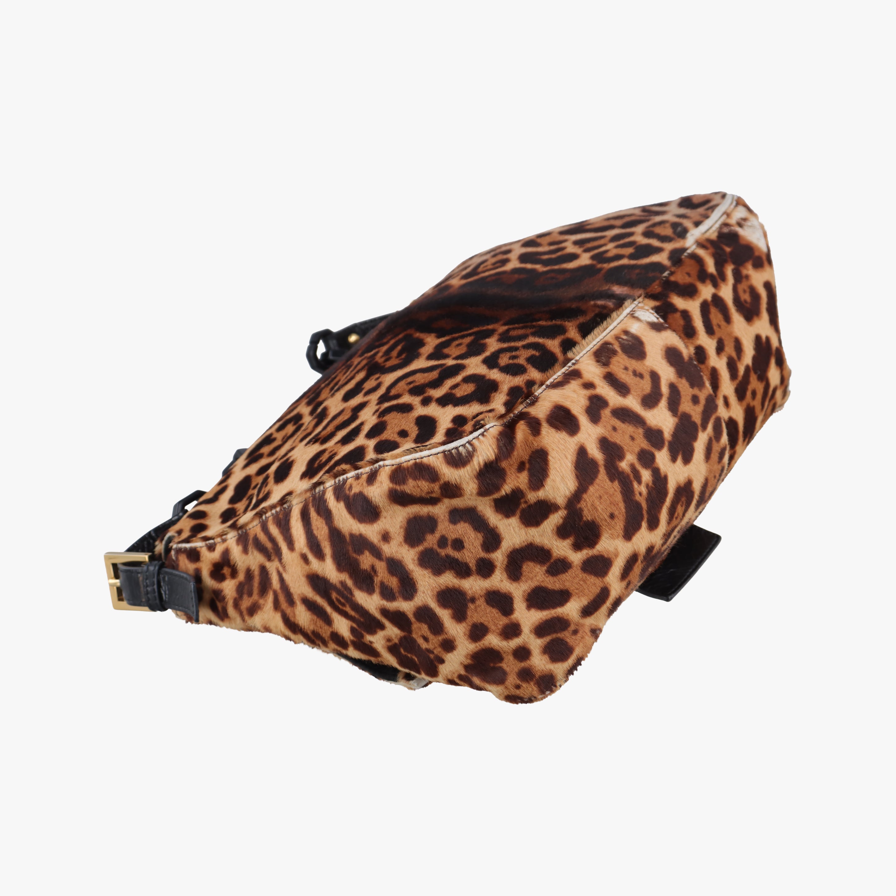 Pre-owned Fendi Big Mamma Forever Flap Multicolour ponyhair 8BR638 shoulderbag | stylenewstar