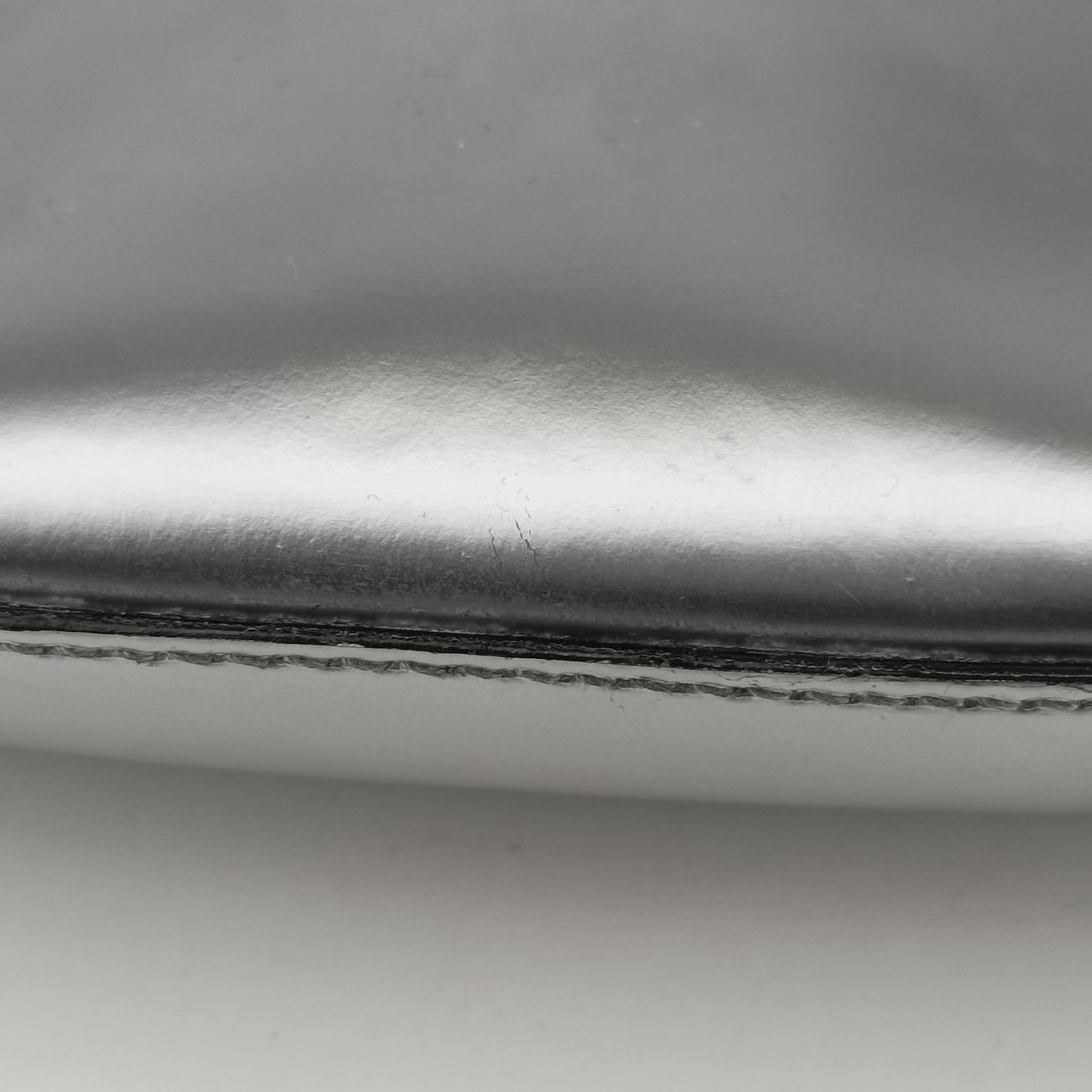 Pre-owned Prada Cleo Silver Enamel 1BC499 handbag | stylenewstar
