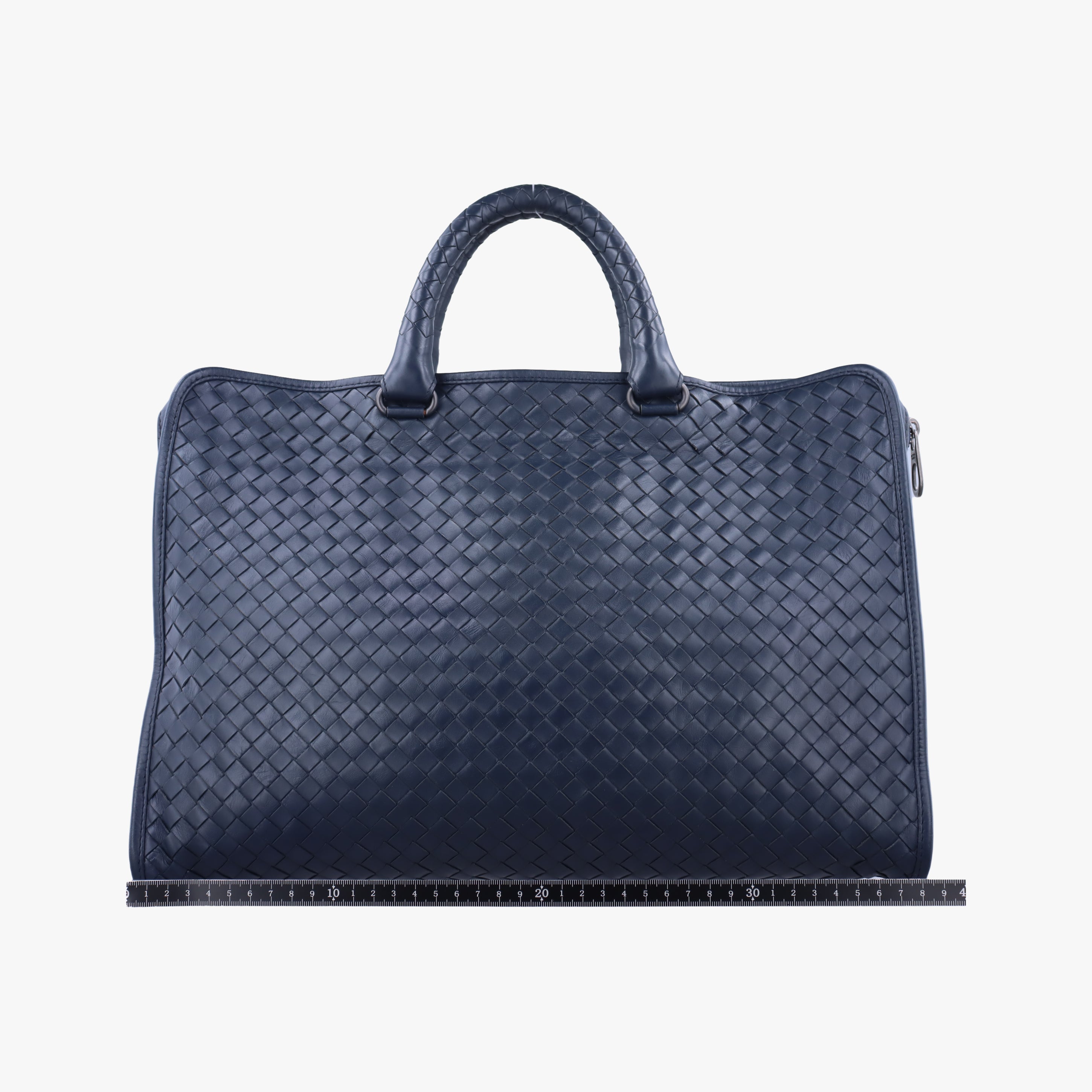 Secondhand Bottega Veneta Intrecciato Navy lambskin  shoulderbag | stylenewstar