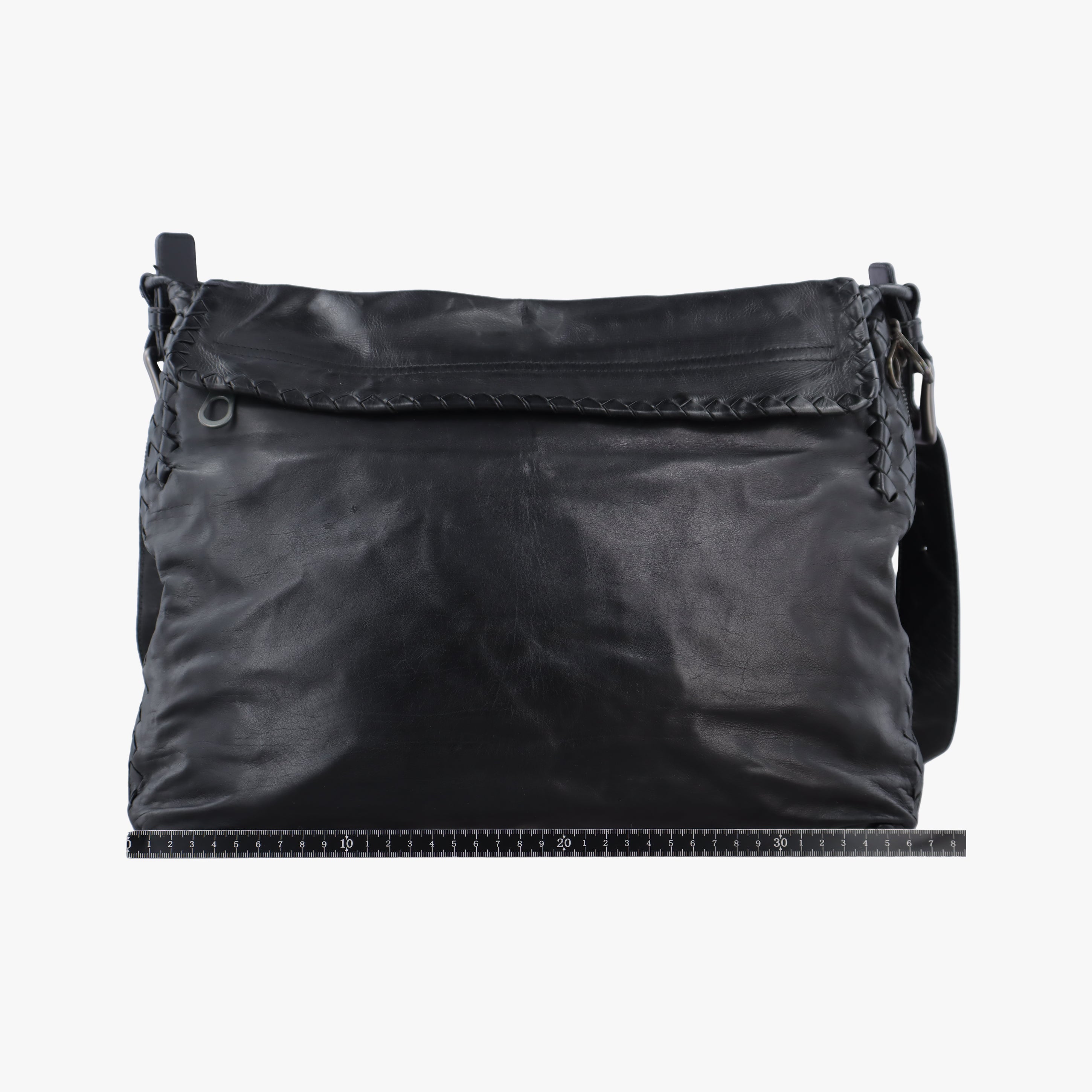 Secondhand Bottega Veneta Intrecciato Black Lambskin  shoulderbag | stylenewstar