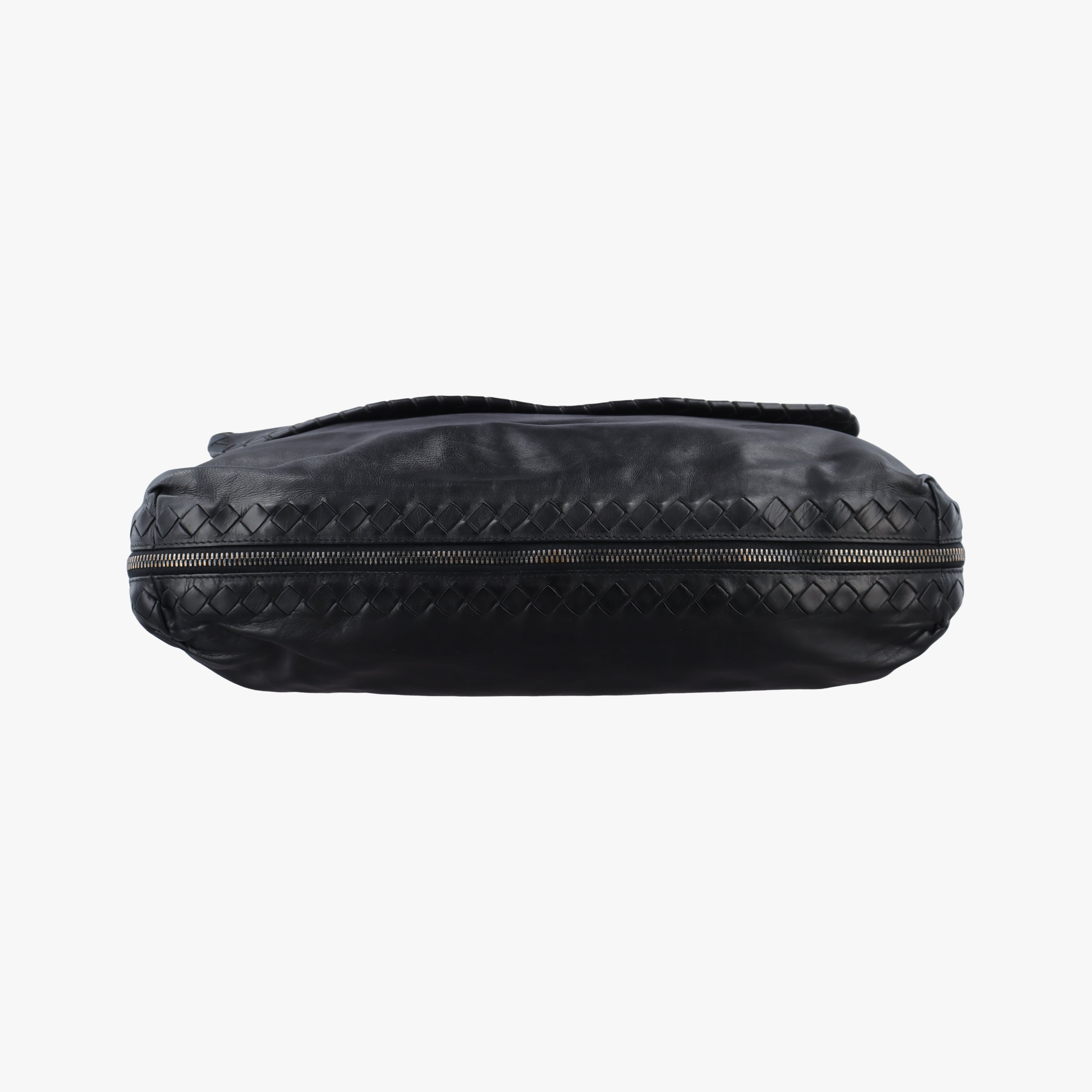 Secondhand Bottega Veneta Intrecciato Black Lambskin  shoulderbag | stylenewstar