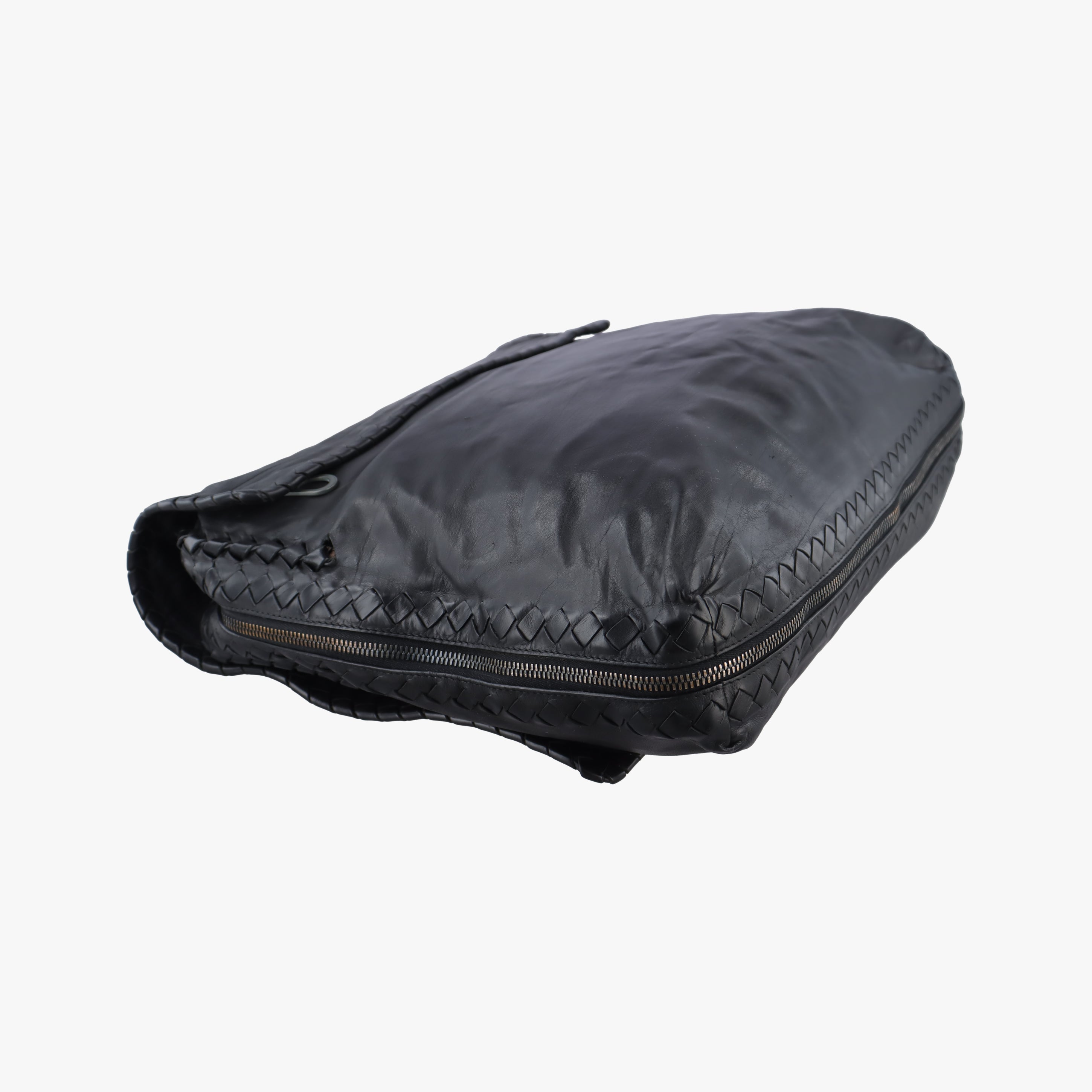 Secondhand Bottega Veneta Intrecciato Black Lambskin  shoulderbag | stylenewstar