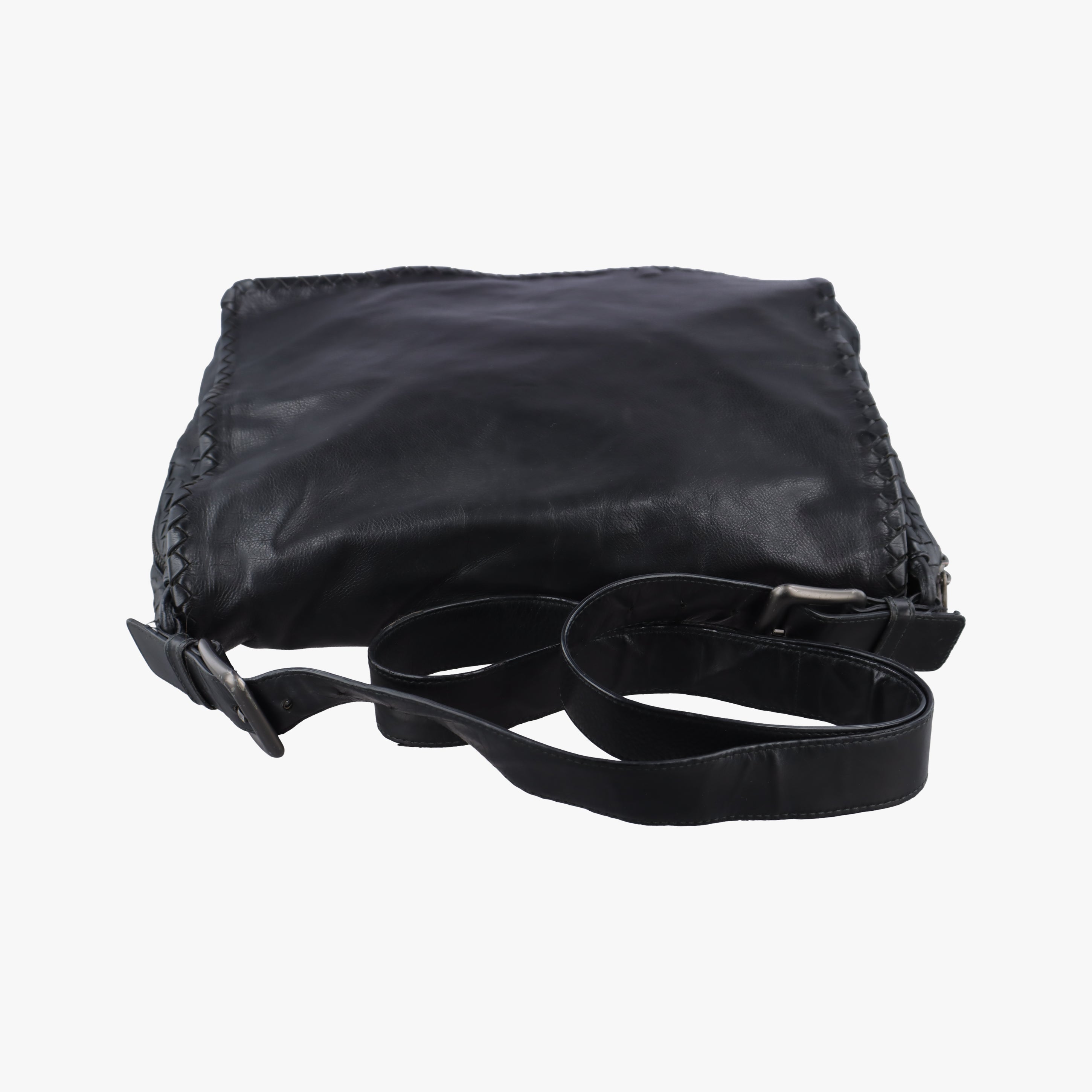 Secondhand Bottega Veneta Intrecciato Black Lambskin  shoulderbag | stylenewstar