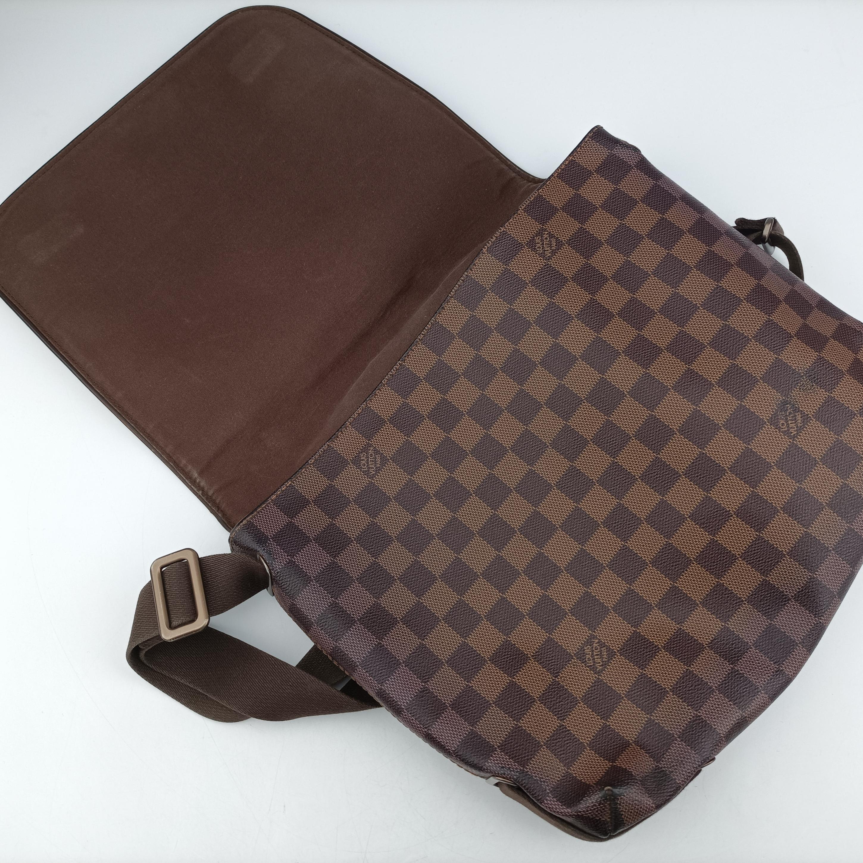 Pre-owned Louis Vuitton BROOKLYN MM EBENE Damier Canvas N51211 shoulderbag | stylenewstar