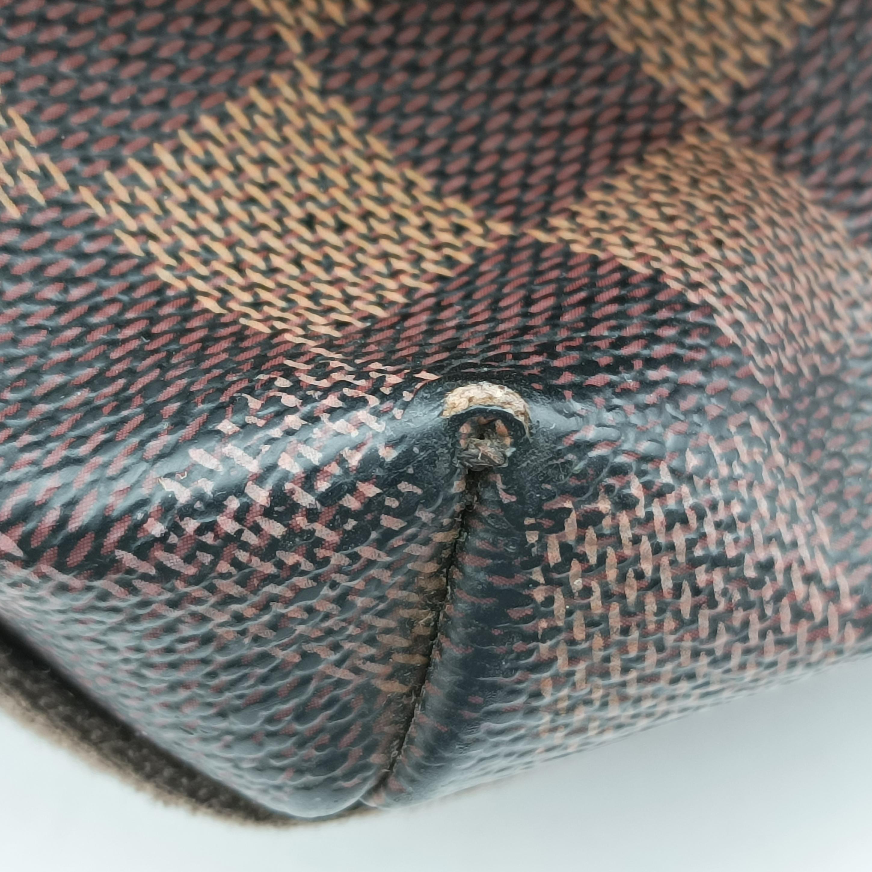 Pre-owned Louis Vuitton BROOKLYN MM EBENE Damier Canvas N51211 shoulderbag | stylenewstar