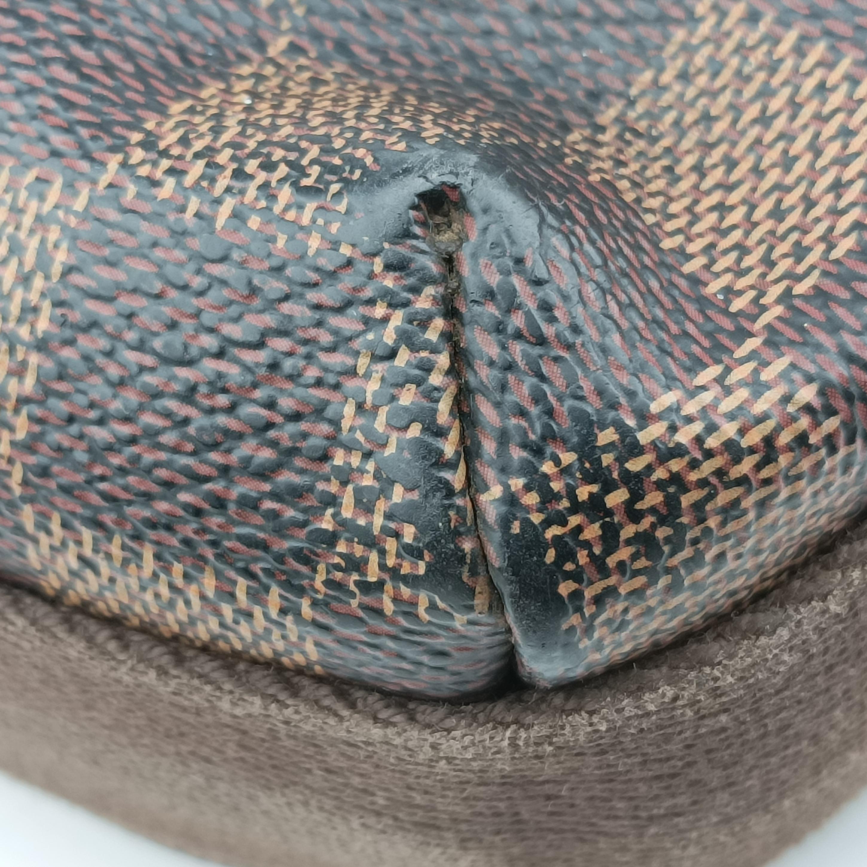 Pre-owned Louis Vuitton BROOKLYN MM EBENE Damier Canvas N51211 shoulderbag | stylenewstar