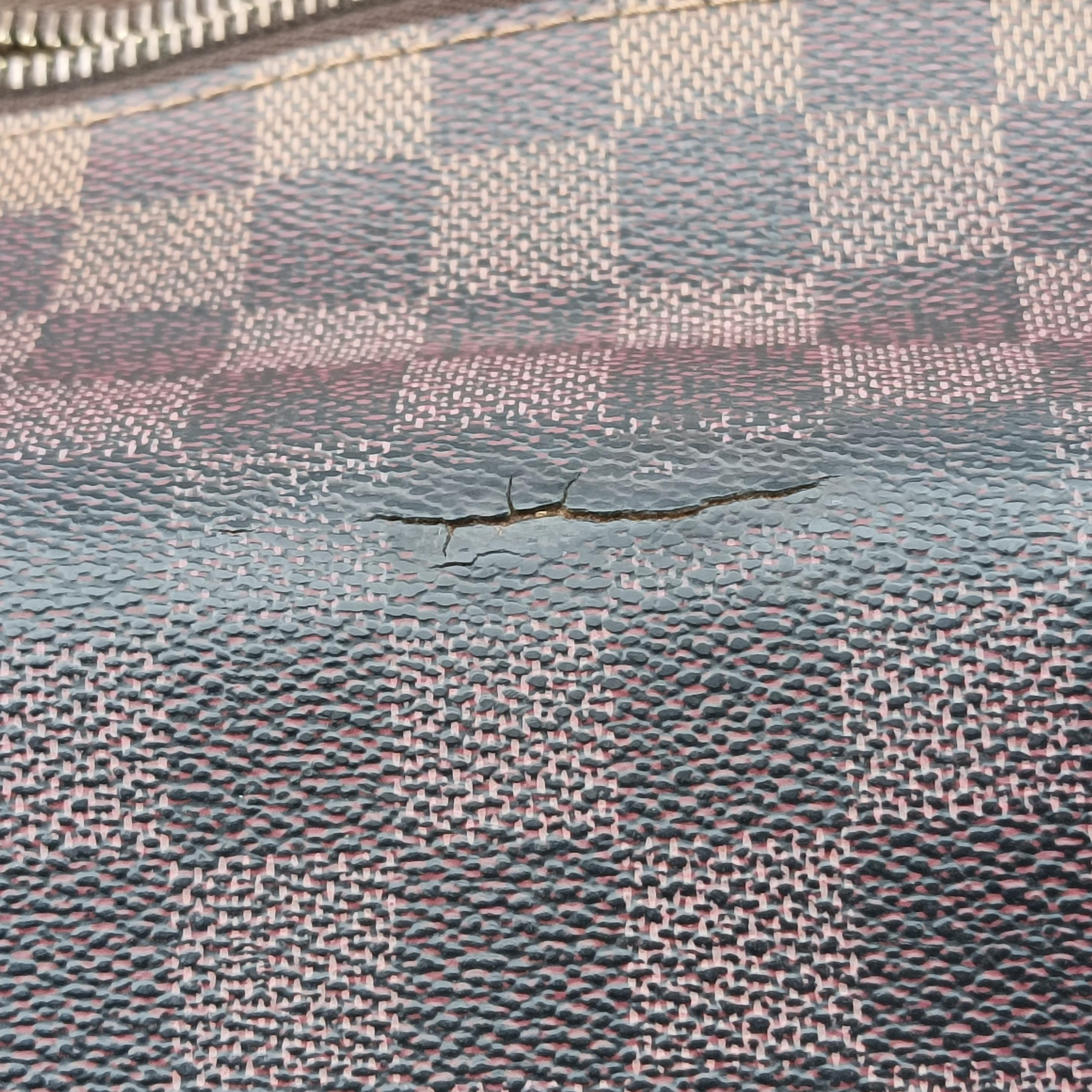 Pre-owned Louis Vuitton BROOKLYN MM EBENE Damier Canvas N51211 shoulderbag | stylenewstar