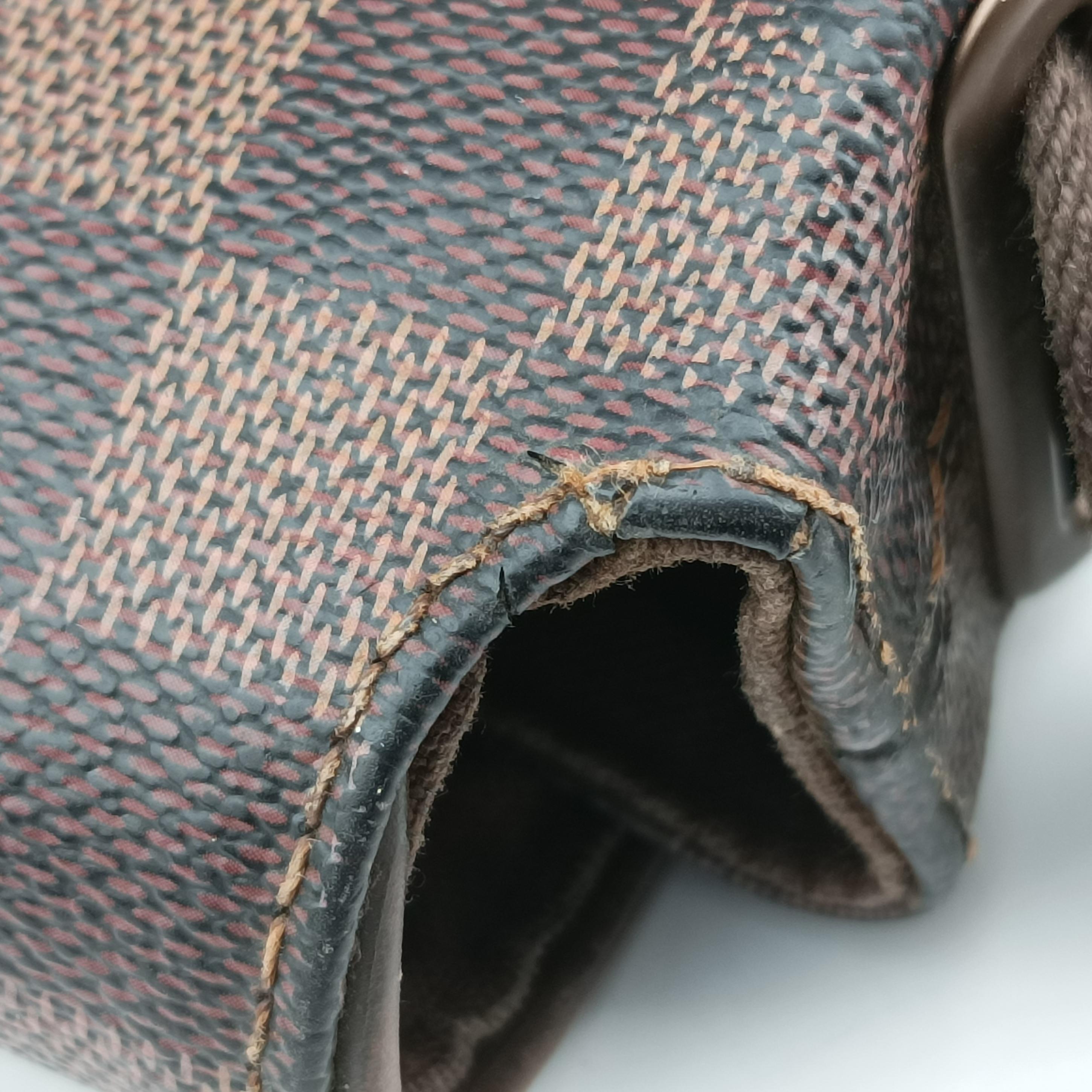 Pre-owned Louis Vuitton BROOKLYN MM EBENE Damier Canvas N51211 shoulderbag | stylenewstar