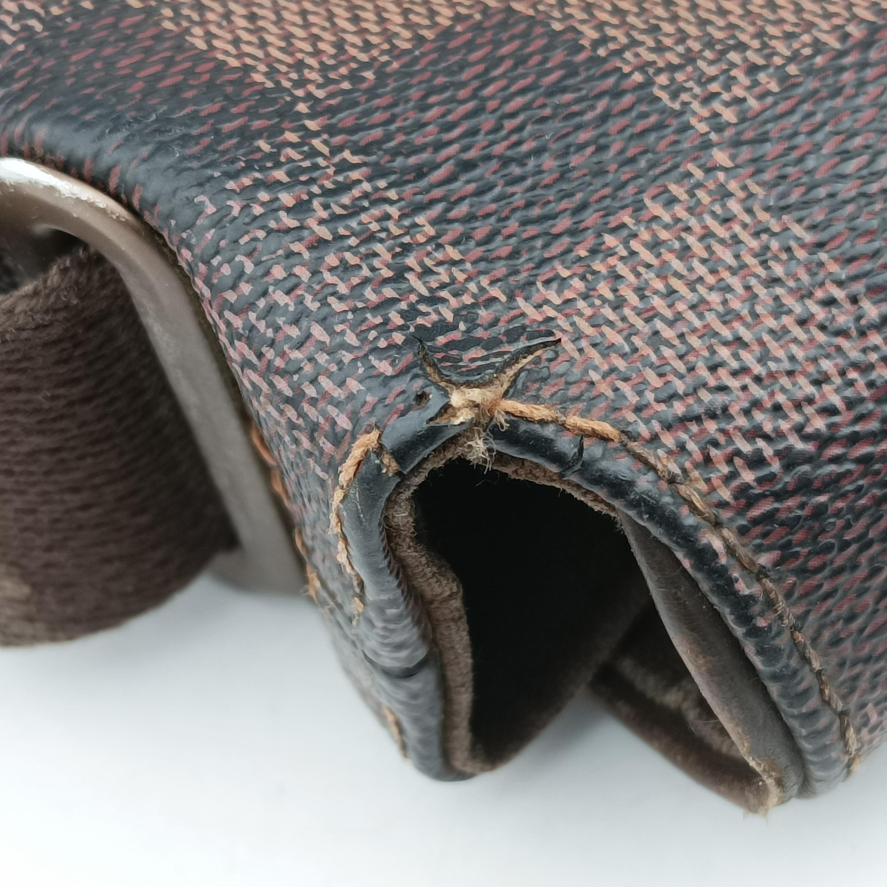 Pre-owned Louis Vuitton BROOKLYN MM EBENE Damier Canvas N51211 shoulderbag | stylenewstar
