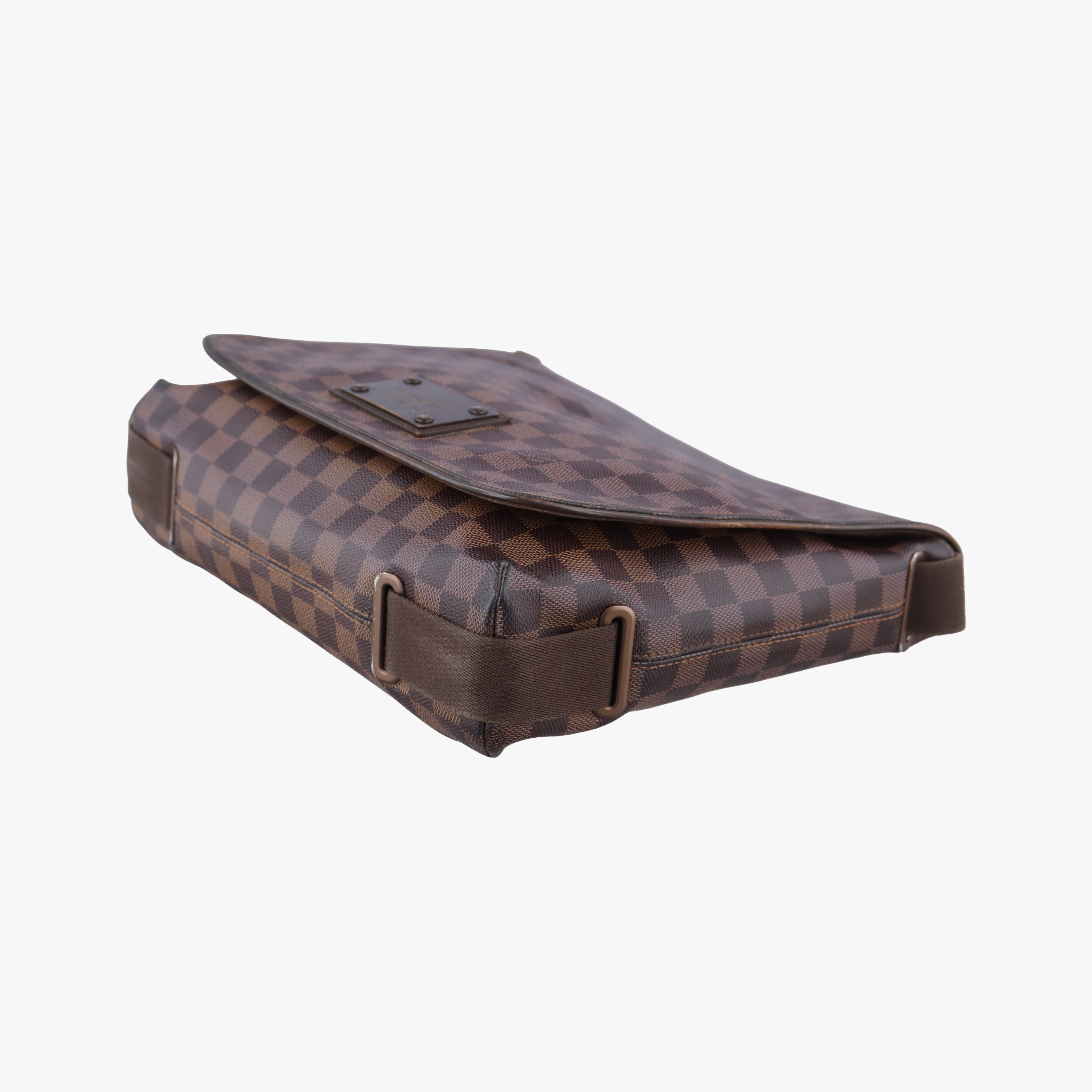 Pre-owned Louis Vuitton BROOKLYN MM EBENE Damier Canvas N51211 shoulderbag | stylenewstar
