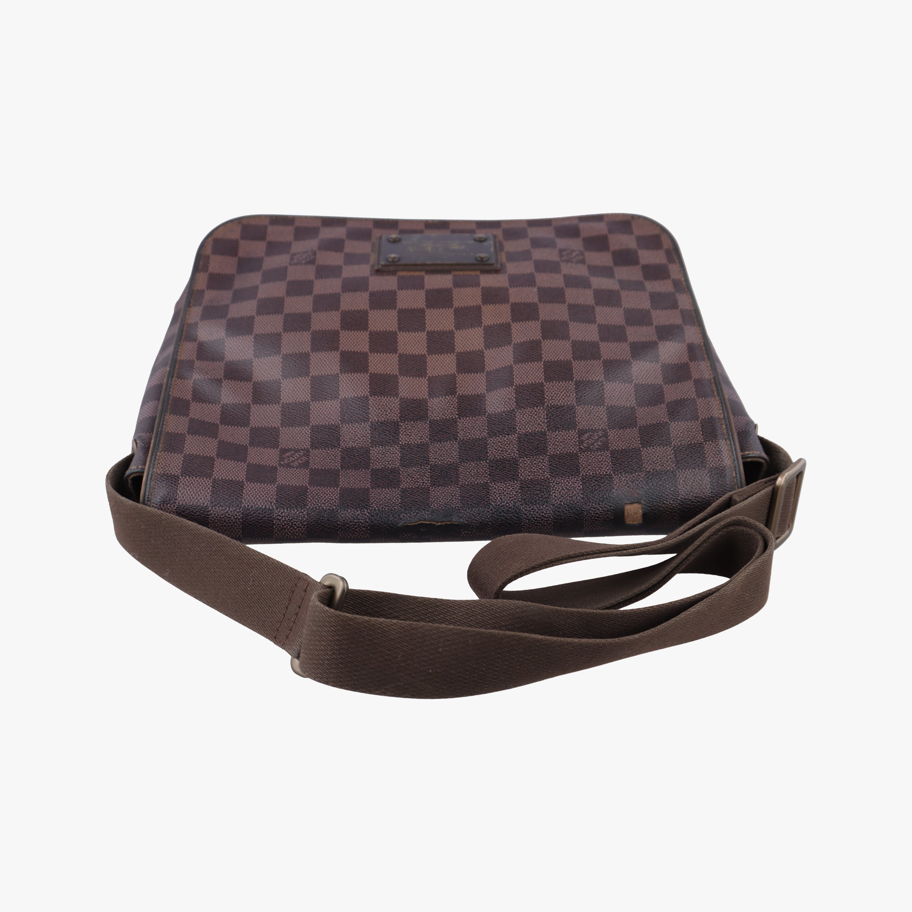 Pre-owned Louis Vuitton BROOKLYN MM EBENE Damier Canvas N51211 shoulderbag | stylenewstar