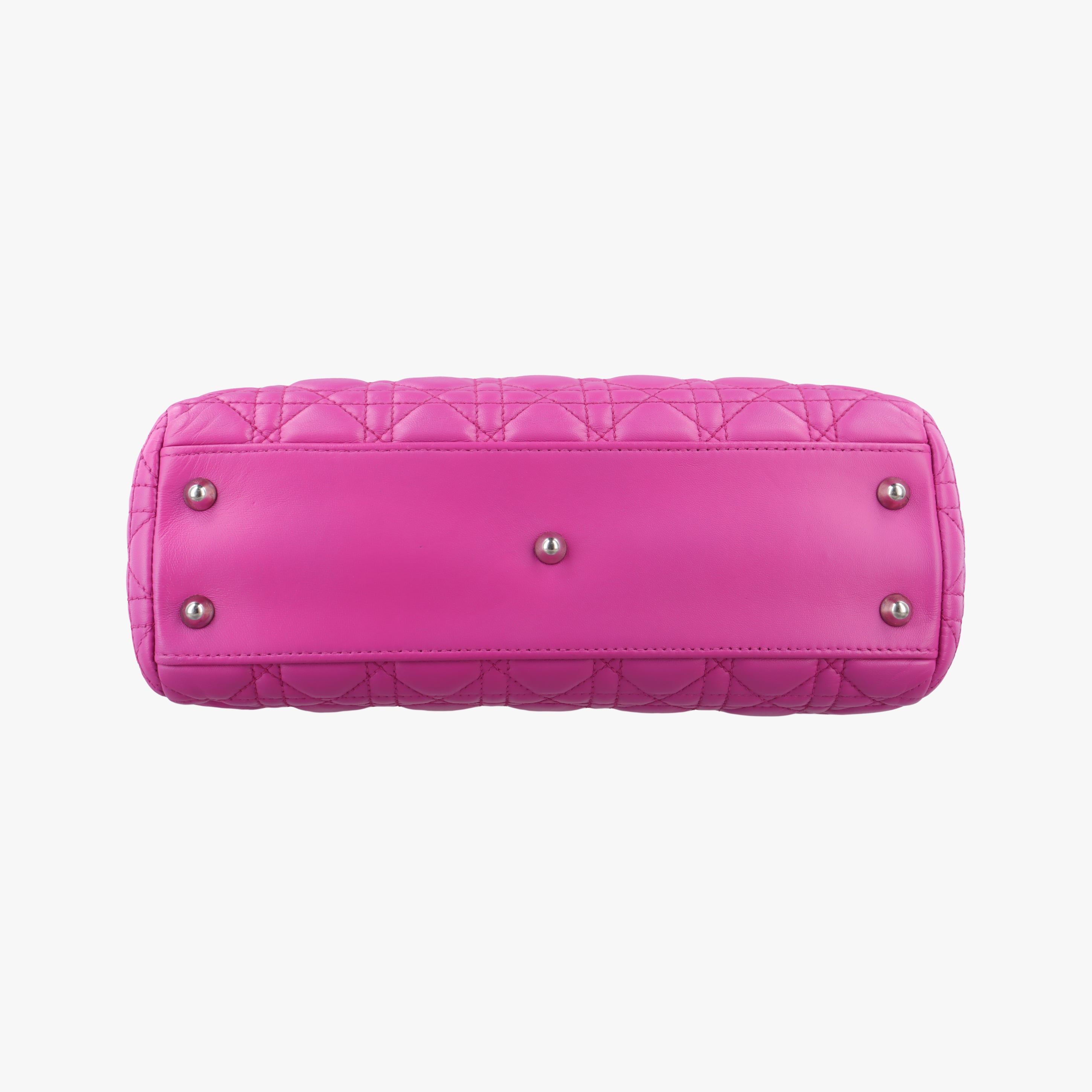 Pre-owned Christian Dior Kanage Soft Shopping Pink lambskin  shoulderbag | stylenewstar