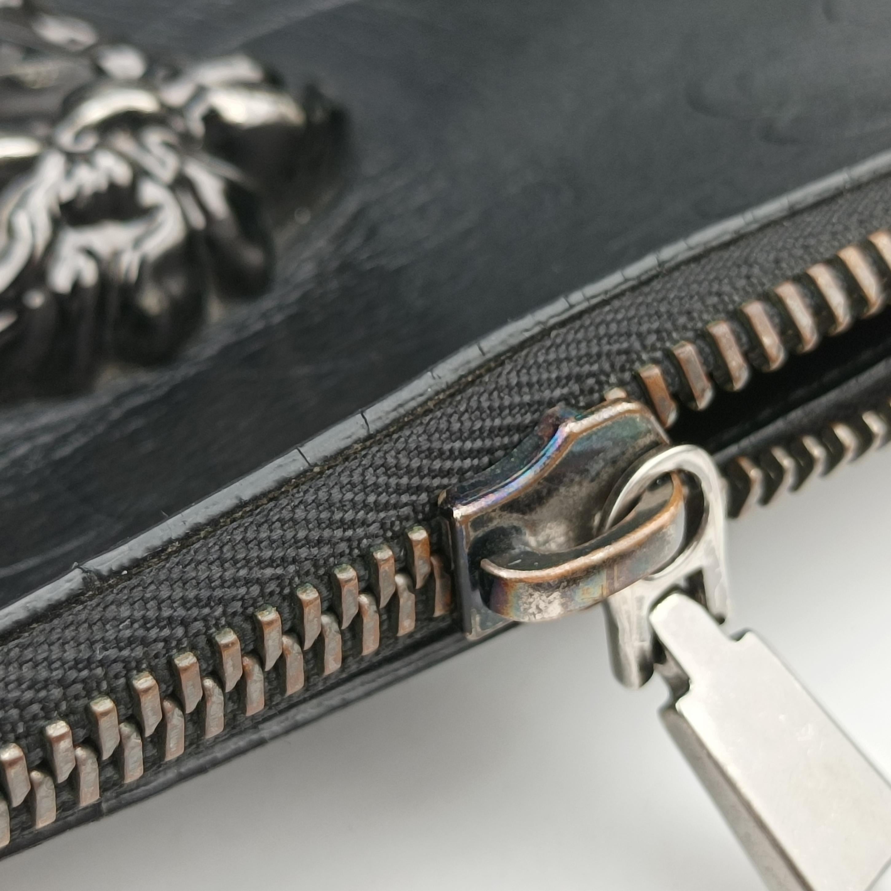 Pre-owned VERSACE Medusa Black Leather  shoulderbag | stylenewstar