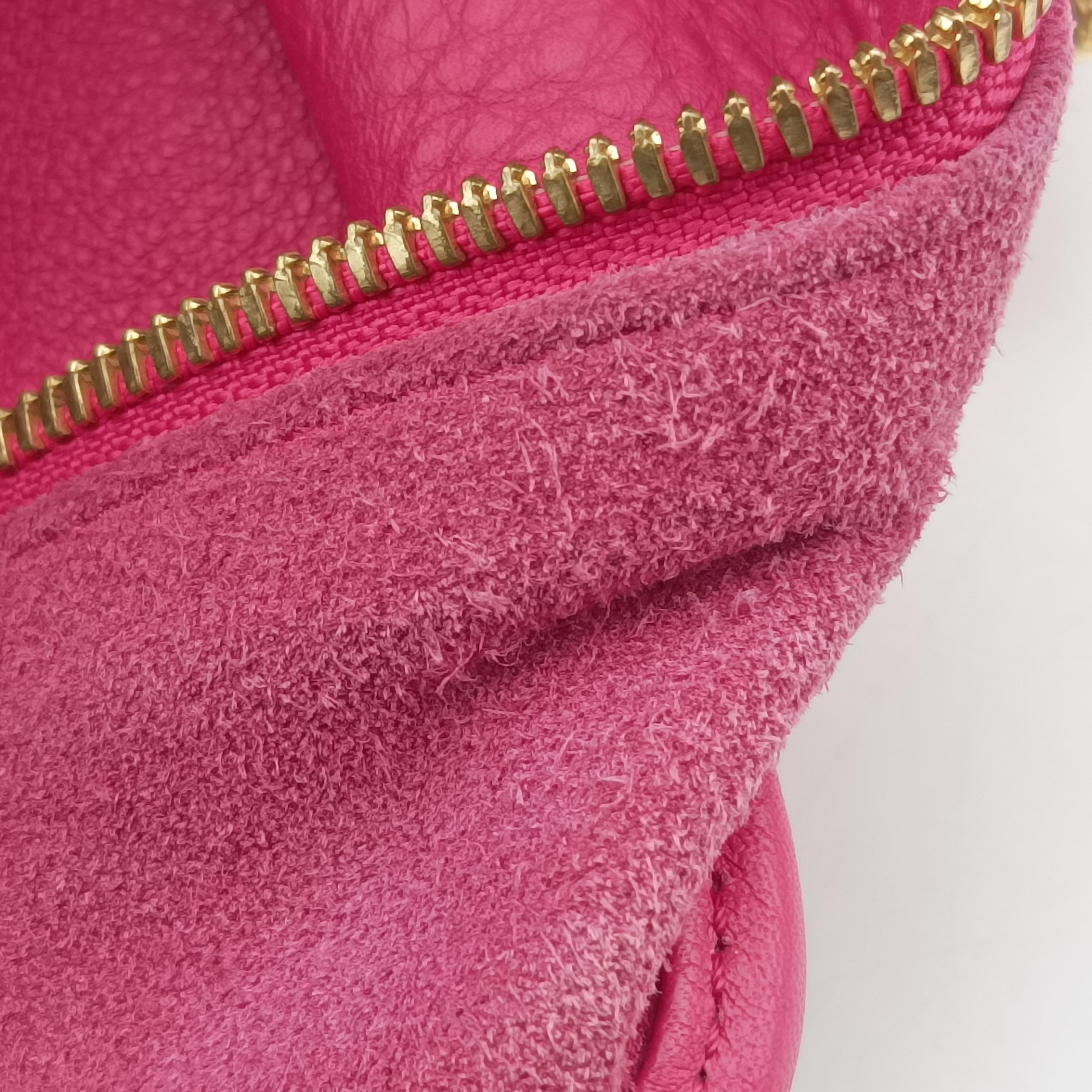 Pre-owned Loewe Amazona36 Pink Leather  handbag | stylenewstar