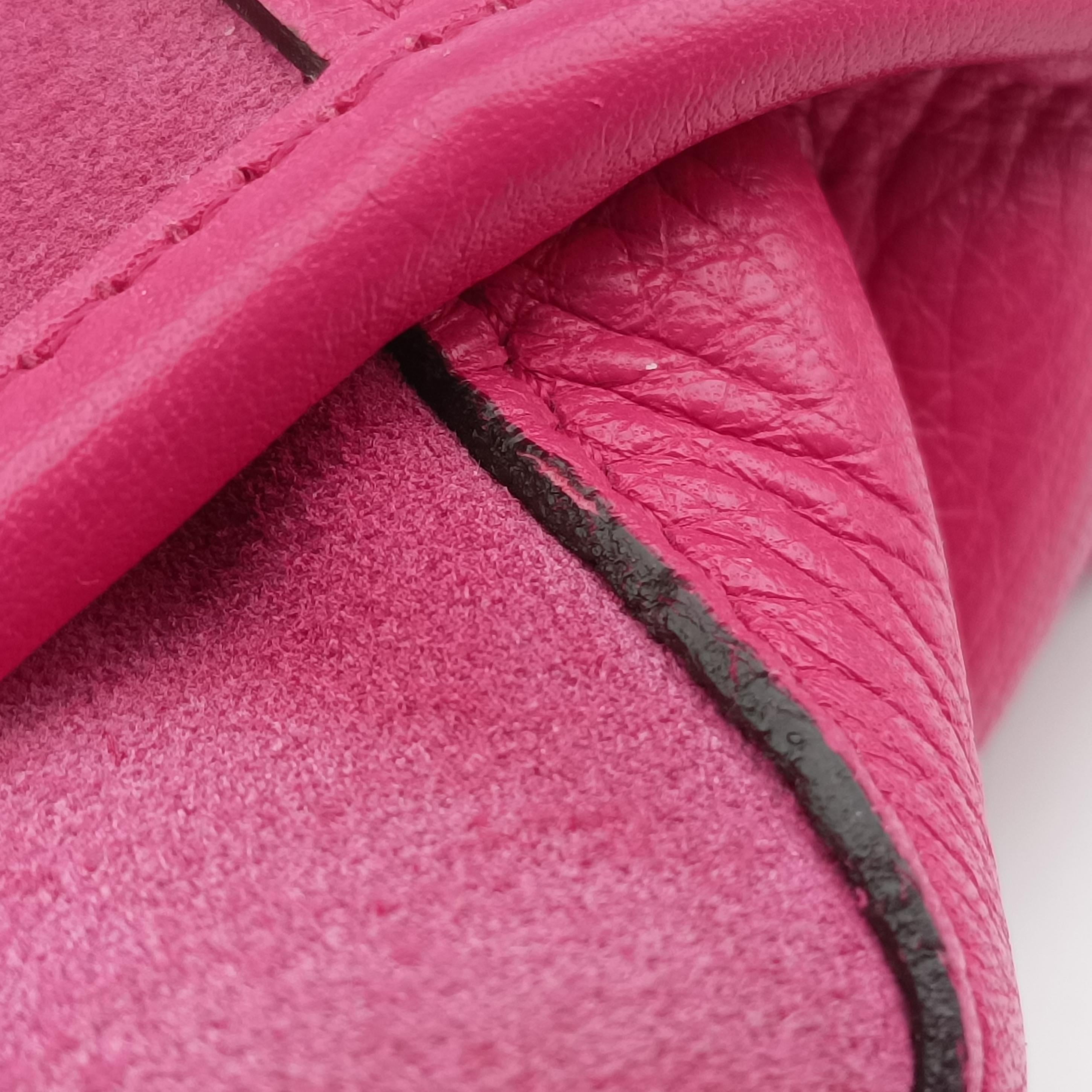 Pre-owned Loewe Amazona36 Pink Leather  handbag | stylenewstar