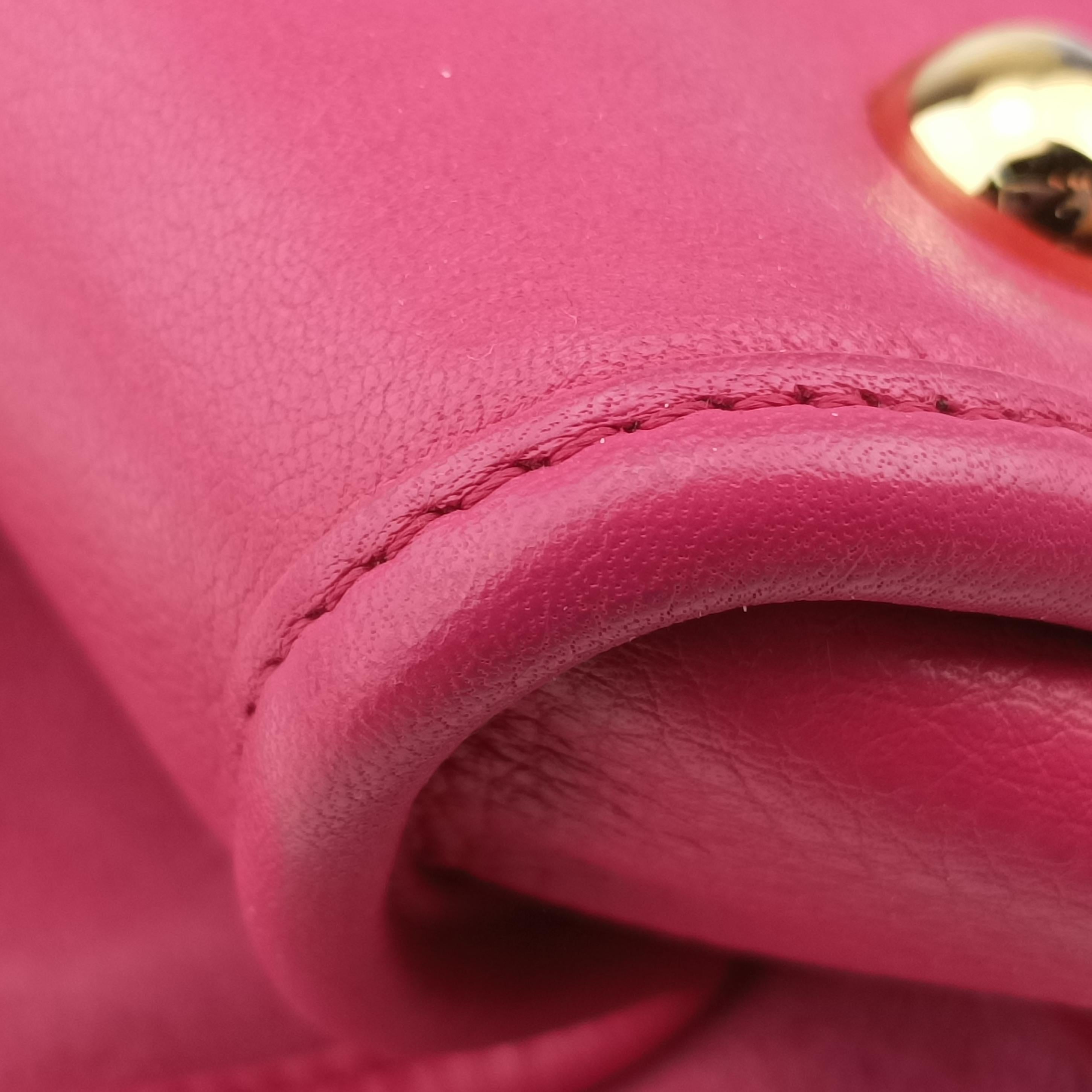 Pre-owned Loewe Amazona36 Pink Leather  handbag | stylenewstar
