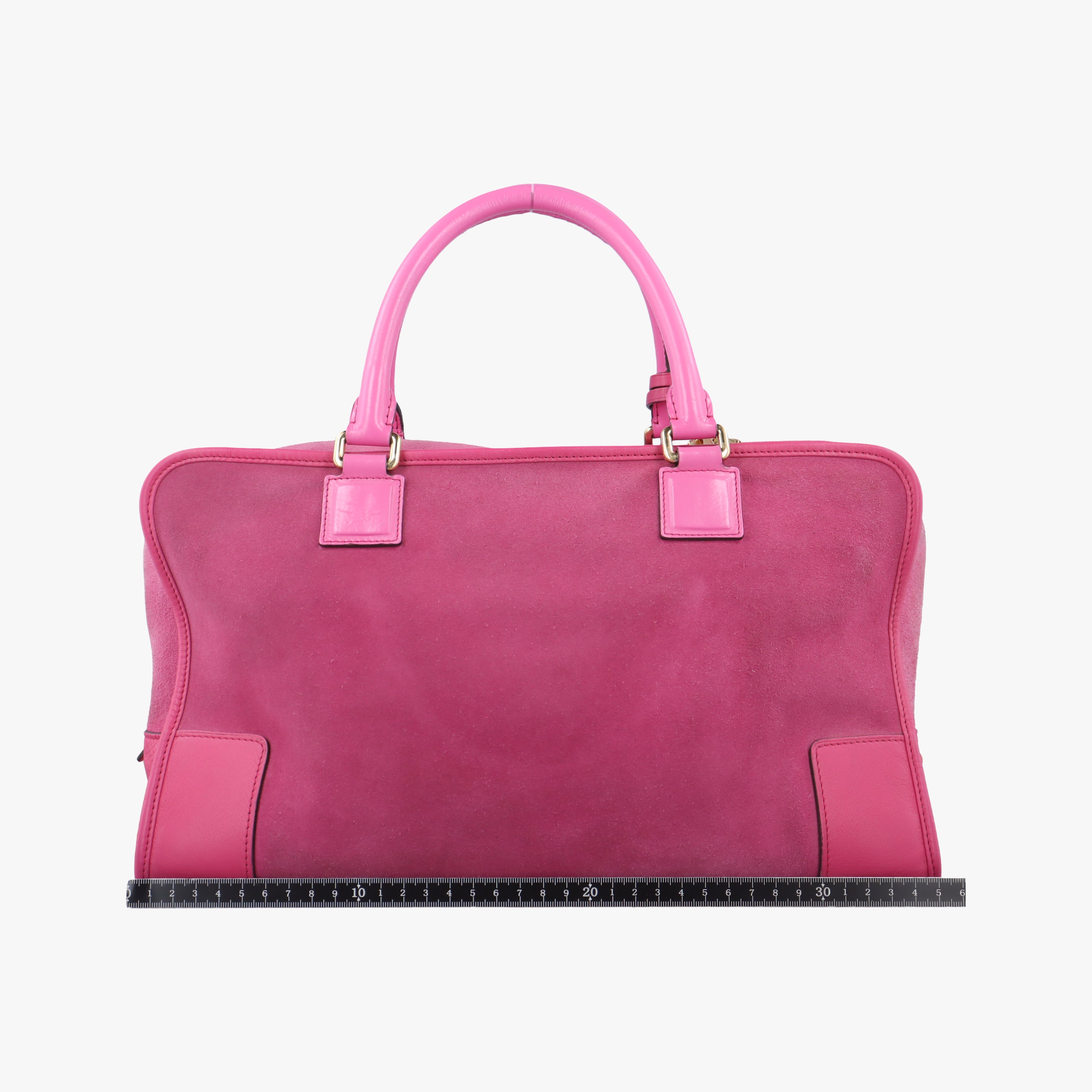 Pre-owned Loewe Amazona36 Pink Leather  handbag | stylenewstar