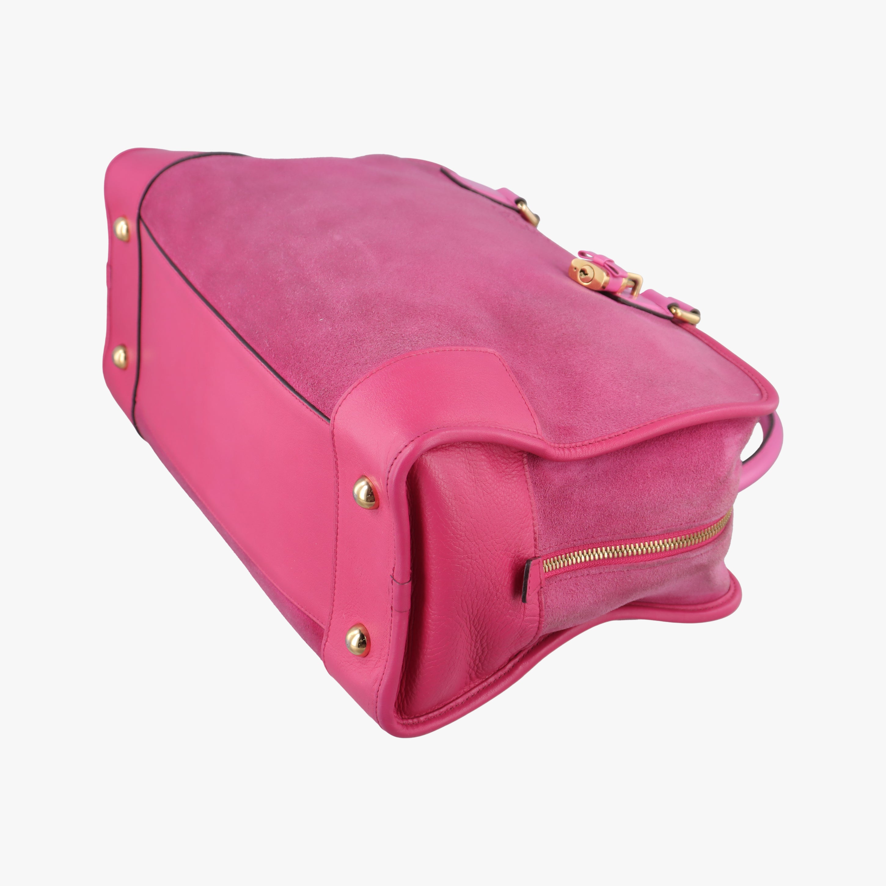 Pre-owned Loewe Amazona36 Pink Leather  handbag | stylenewstar