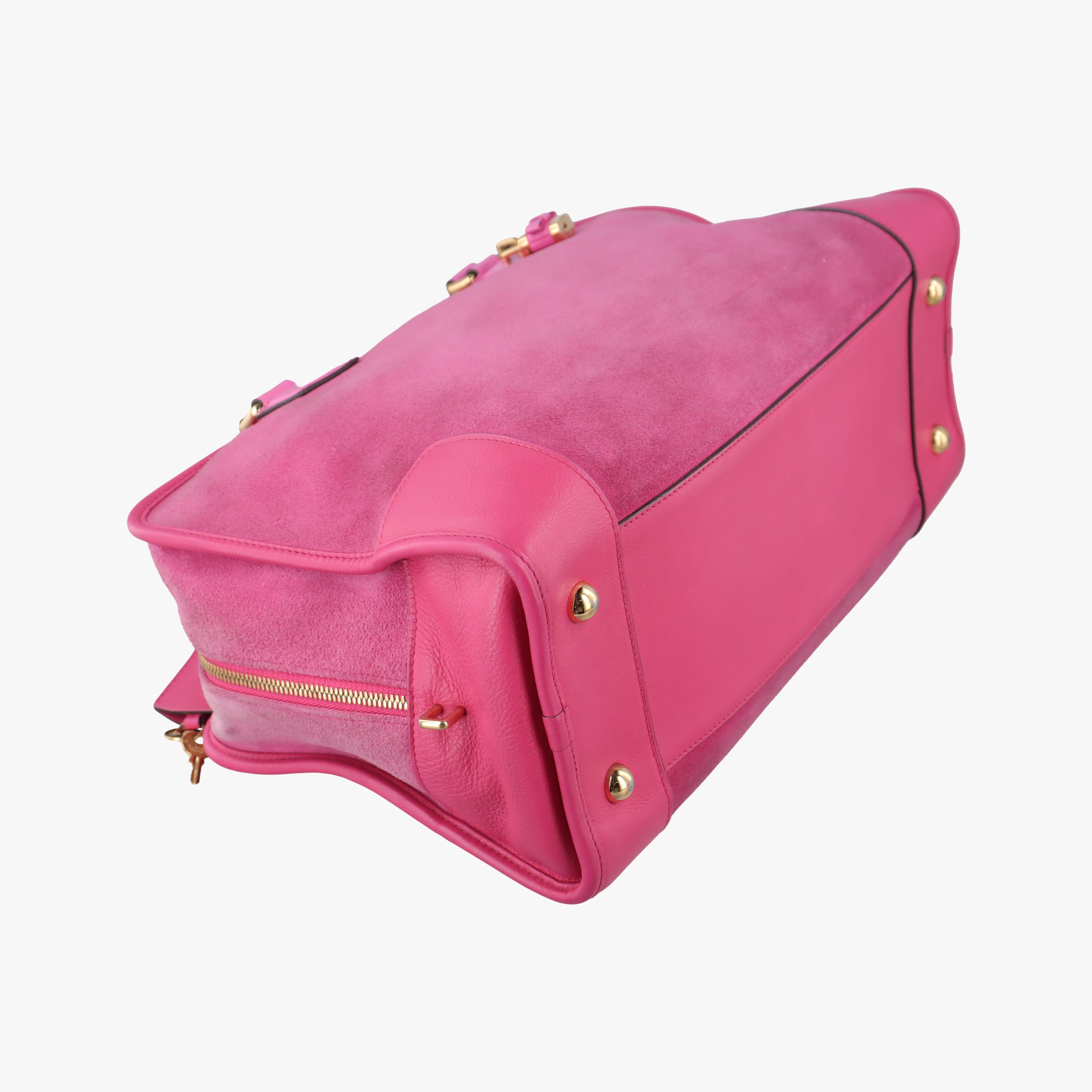 Pre-owned Loewe Amazona36 Pink Leather  handbag | stylenewstar