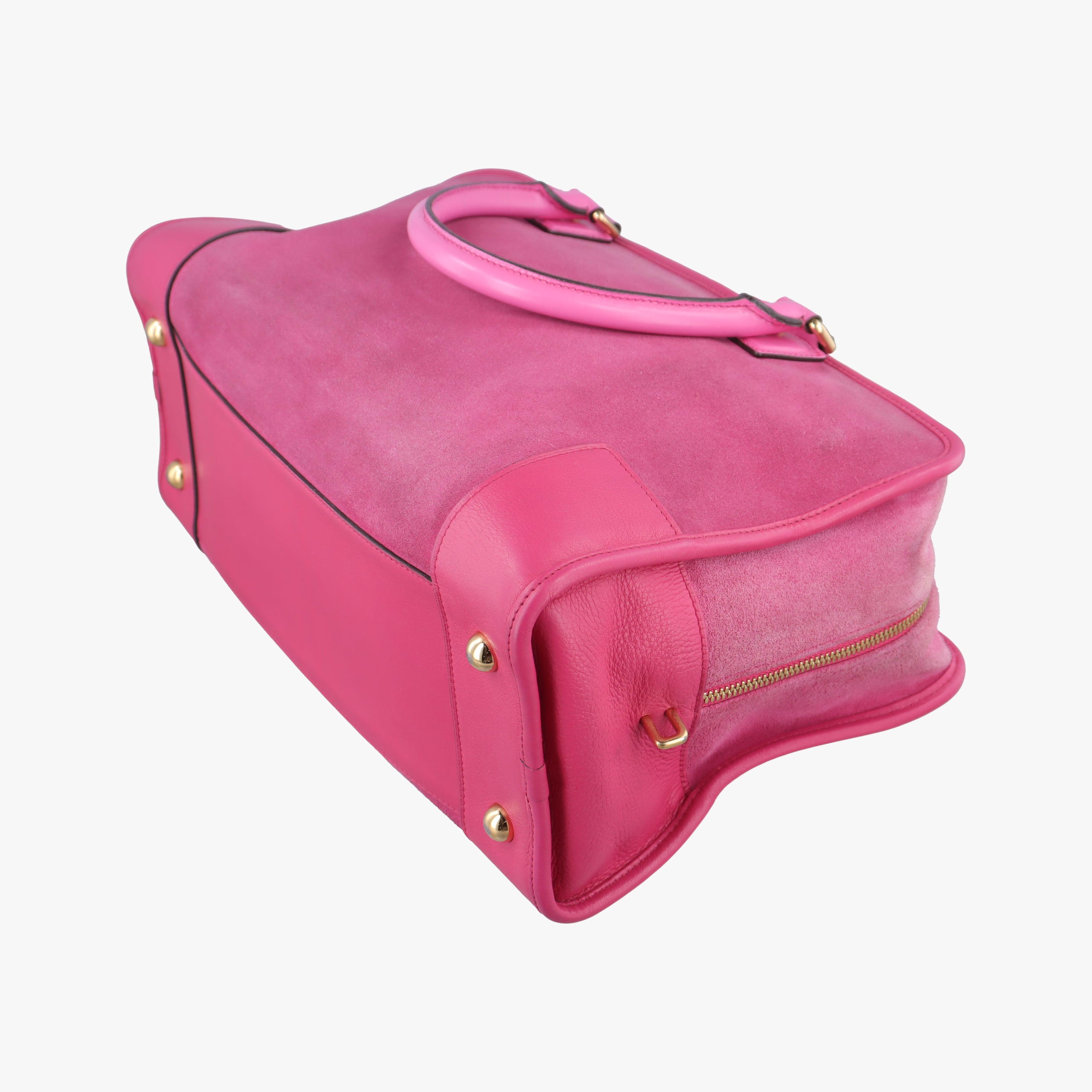 Pre-owned Loewe Amazona36 Pink Leather  handbag | stylenewstar