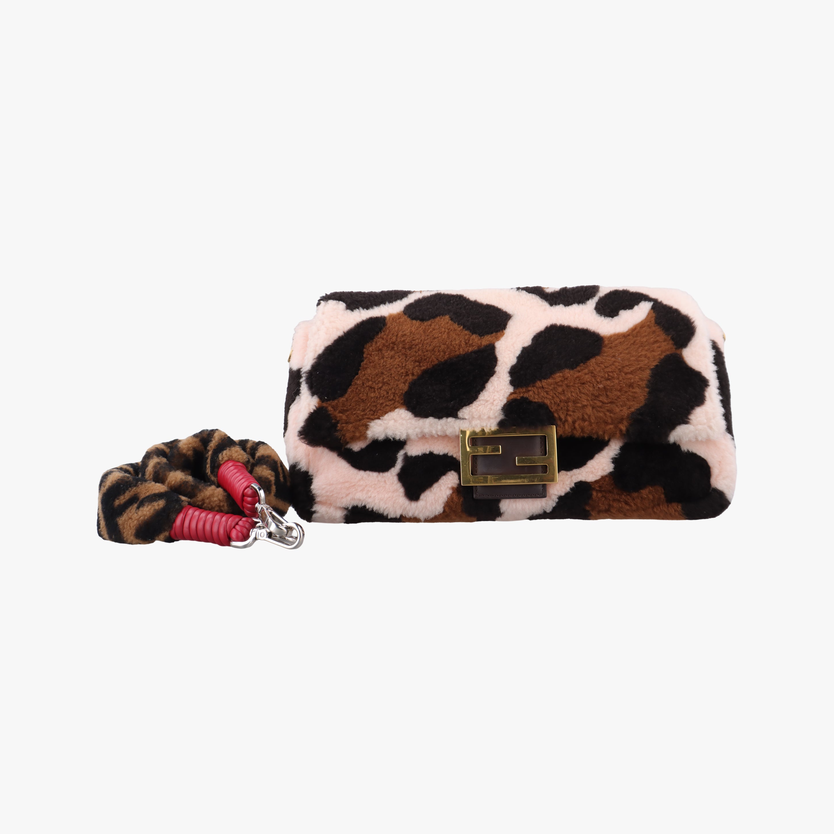 Vintage Fendi BAGUETTE Multicolour fur 8BR771 shoulderbag | stylenewstar