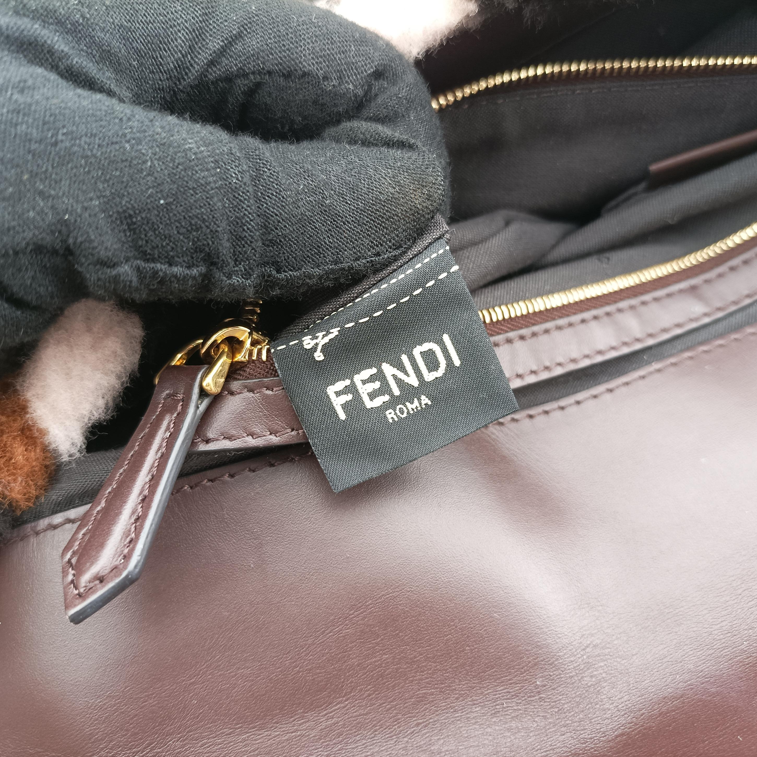 Vintage Fendi BAGUETTE Multicolour fur 8BR771 shoulderbag | stylenewstar