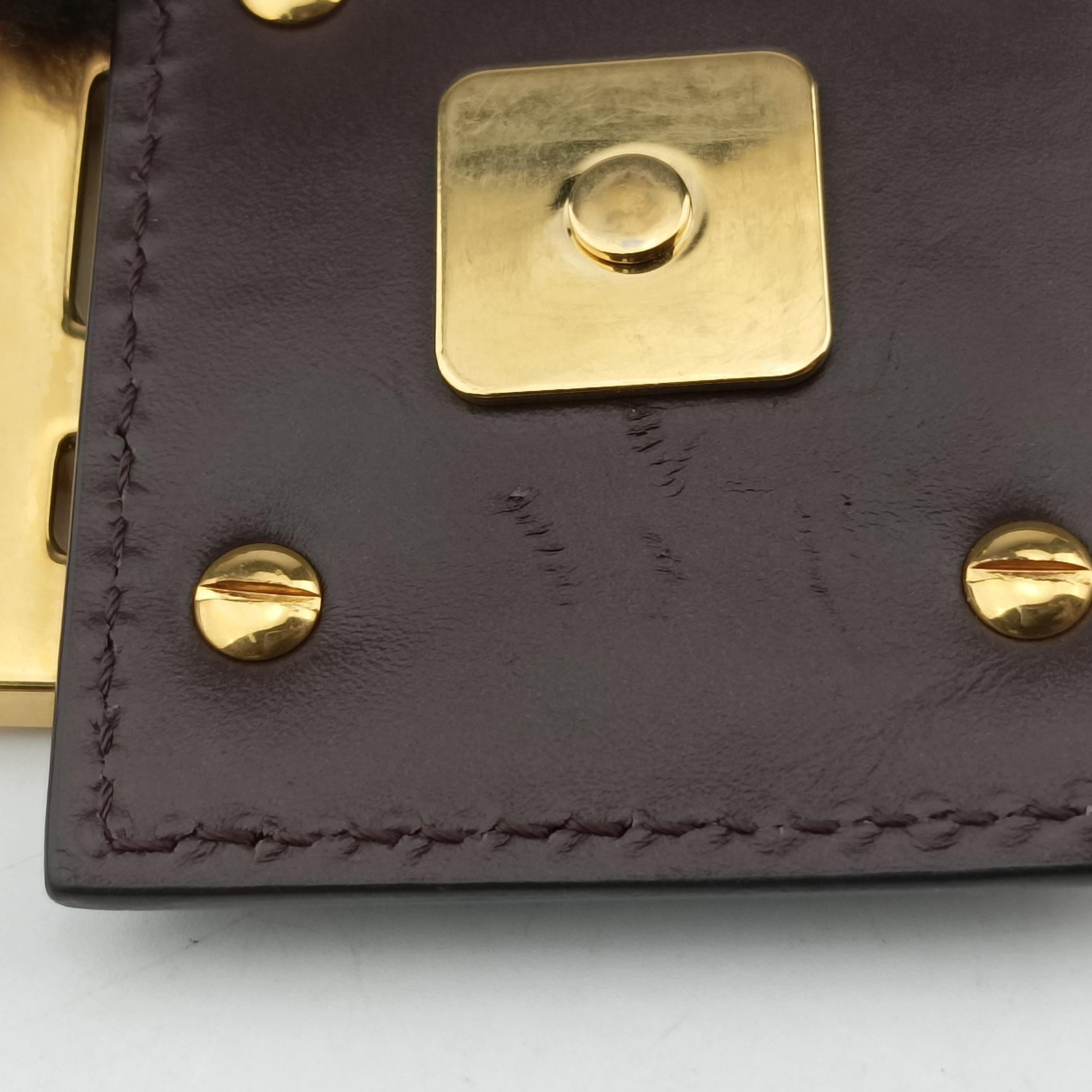 Vintage Fendi BAGUETTE Multicolour fur 8BR771 shoulderbag | stylenewstar
