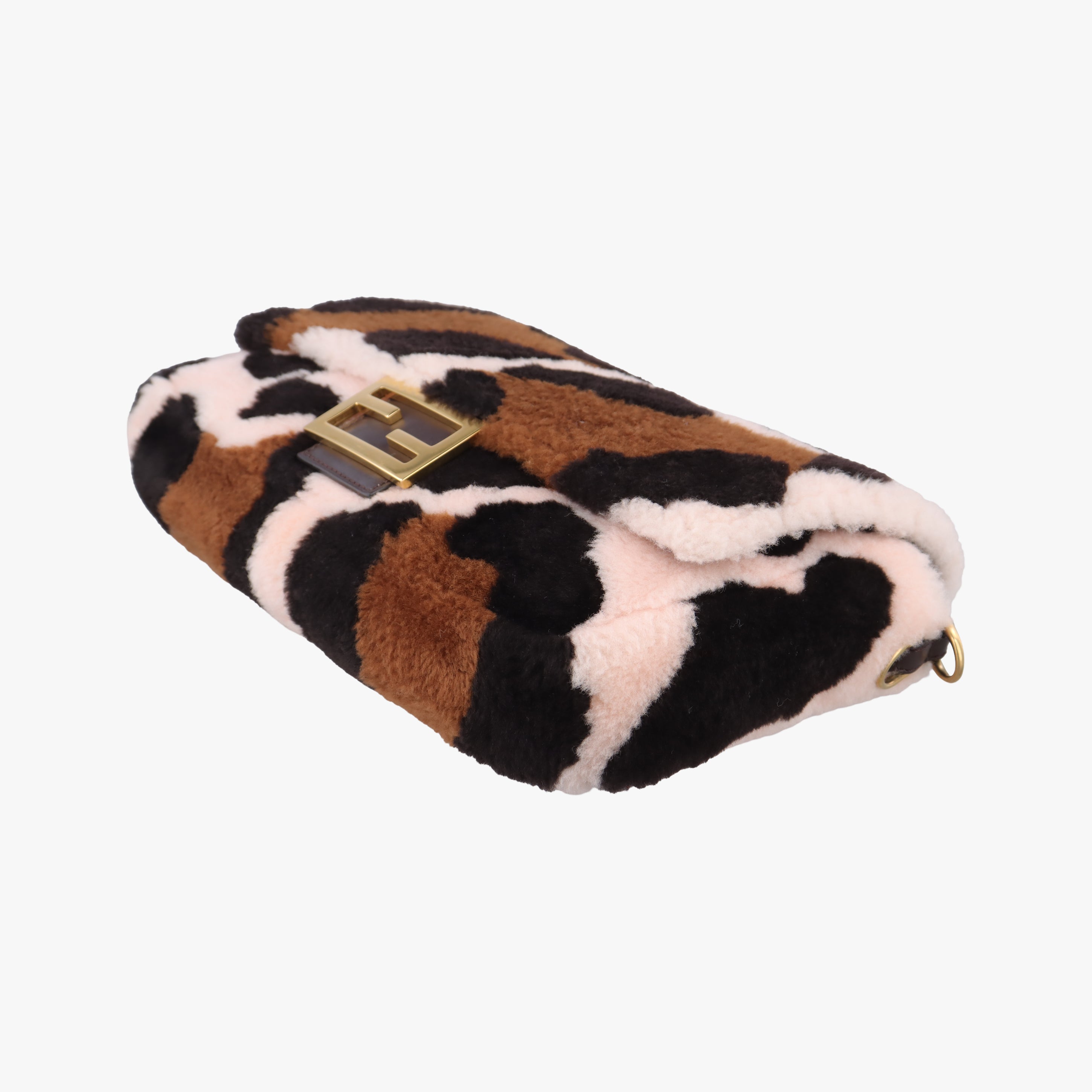 Vintage Fendi BAGUETTE Multicolour fur 8BR771 shoulderbag | stylenewstar