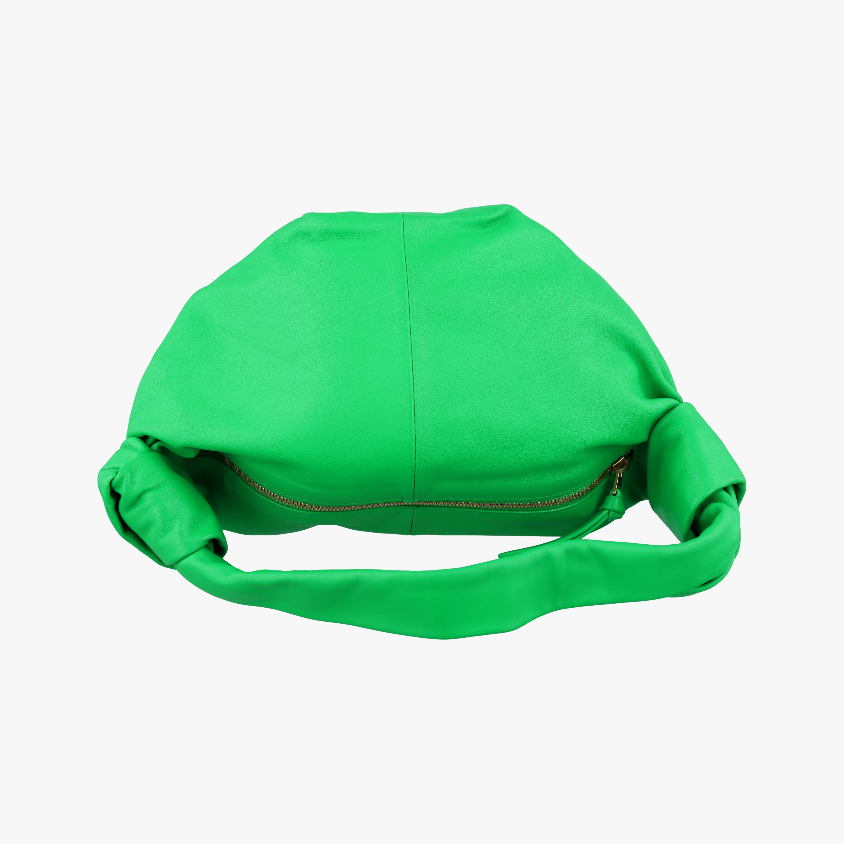 Secondhand Bottega Veneta Double Knot Green lambskin  handbag | stylenewstar