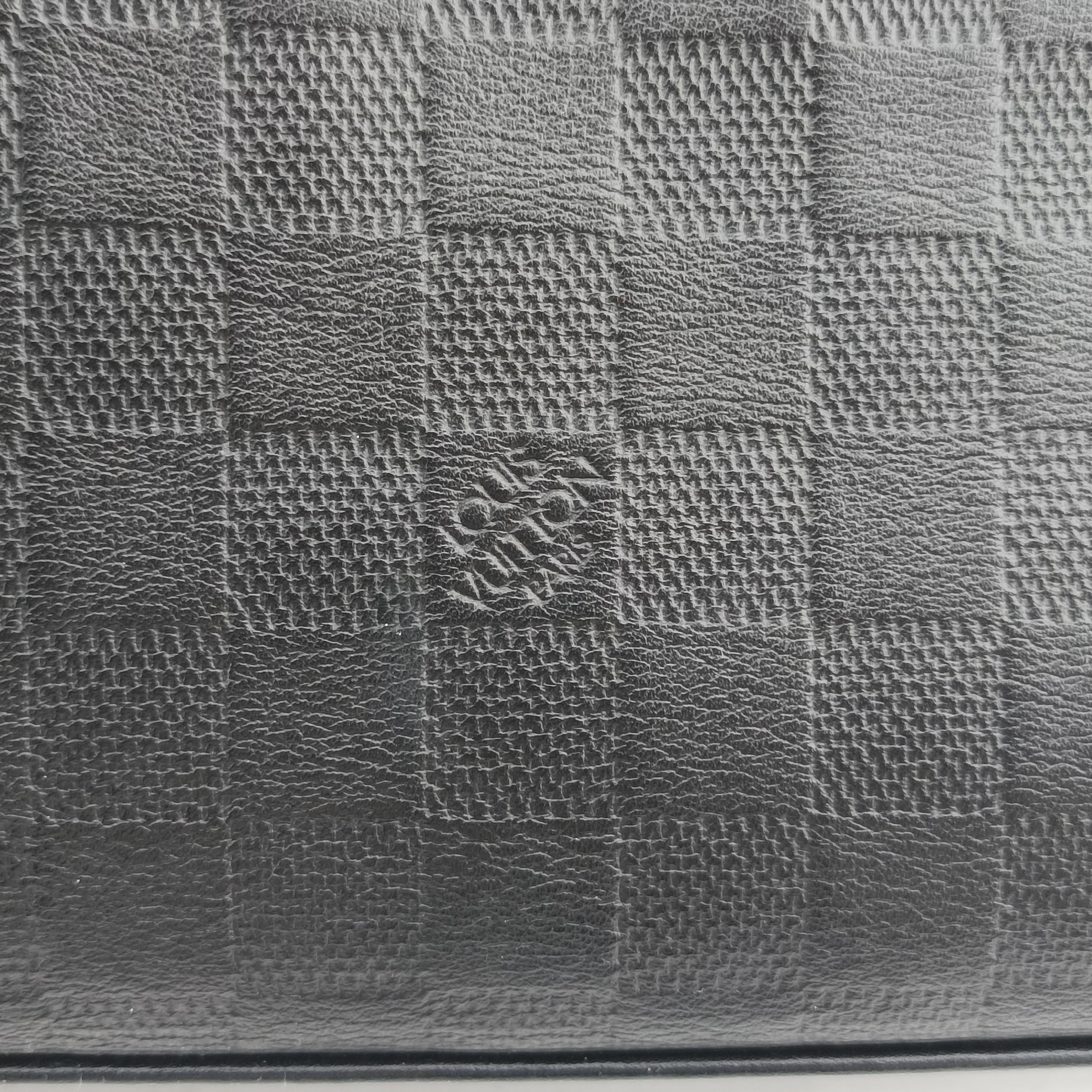 Vintage Louis Vuitton Porte Documents Jour Noir Damier Graphite  handbag | stylenewstar