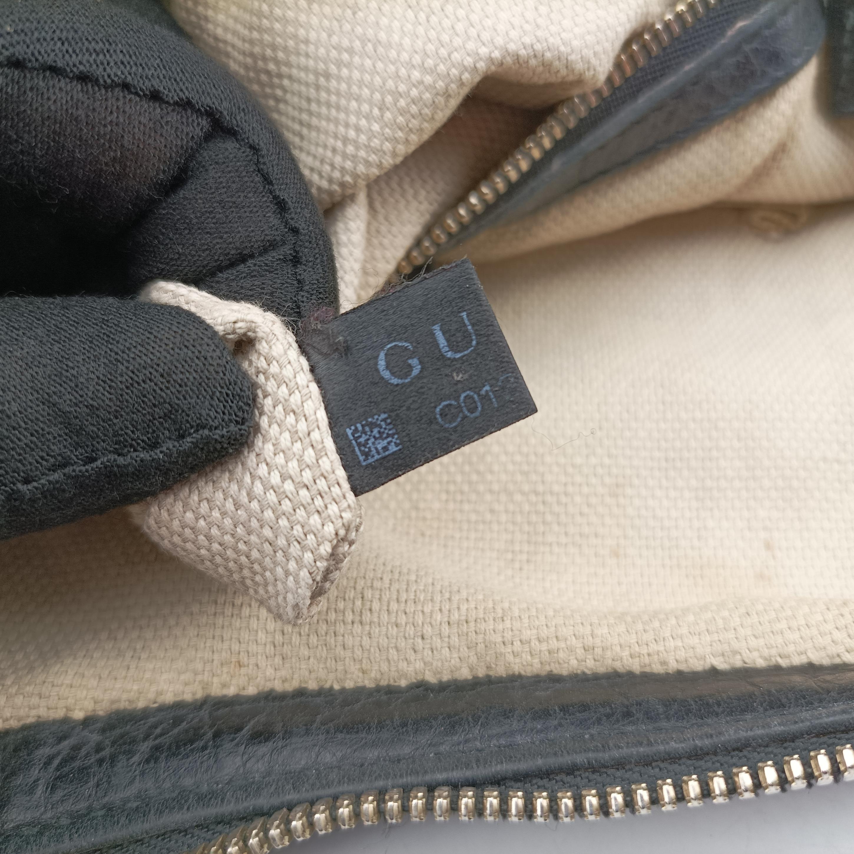 Pre-owned Gucci Soho Black Leather 308981 shoulderbag | stylenewstar