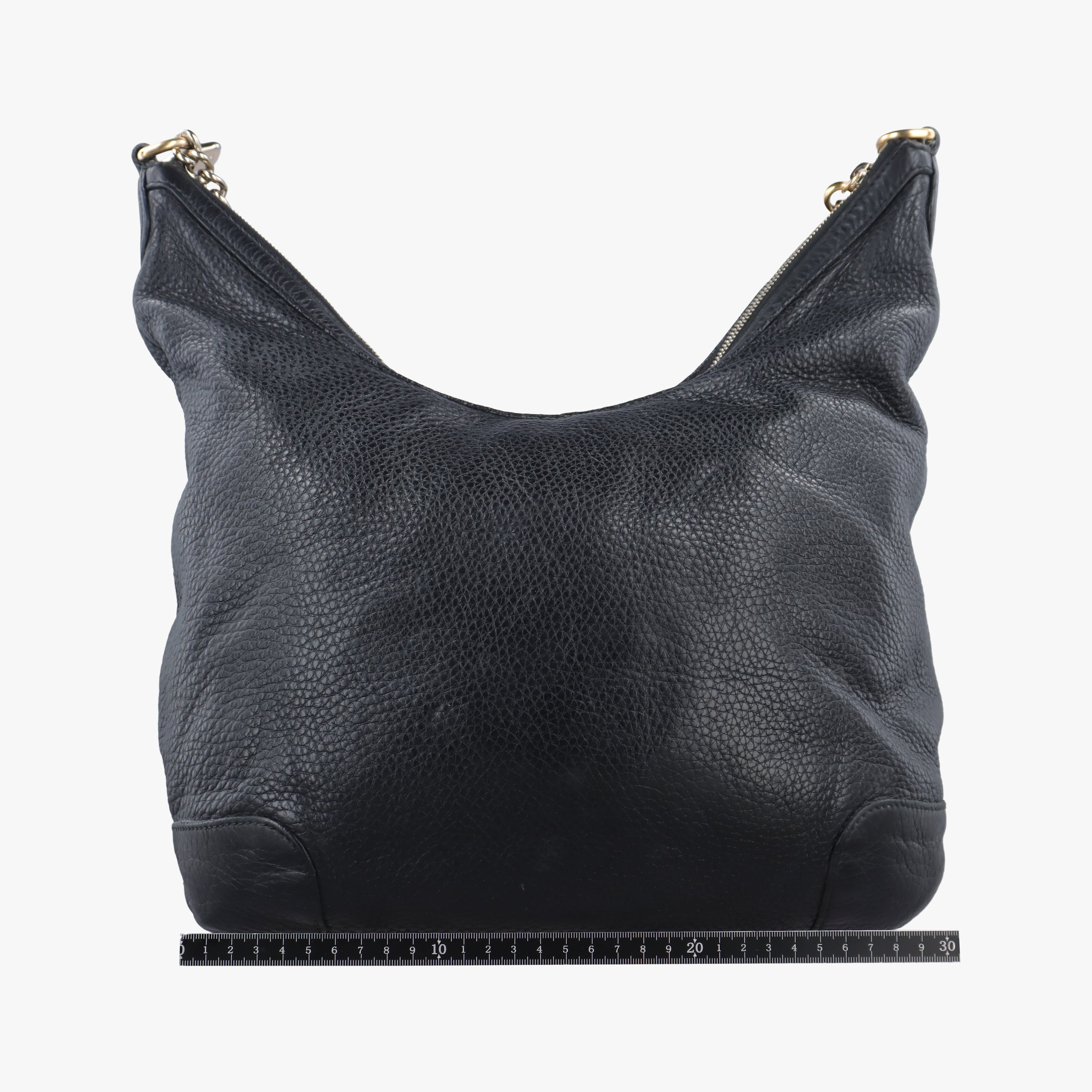 Pre-owned Gucci Soho Black Leather 308981 shoulderbag | stylenewstar