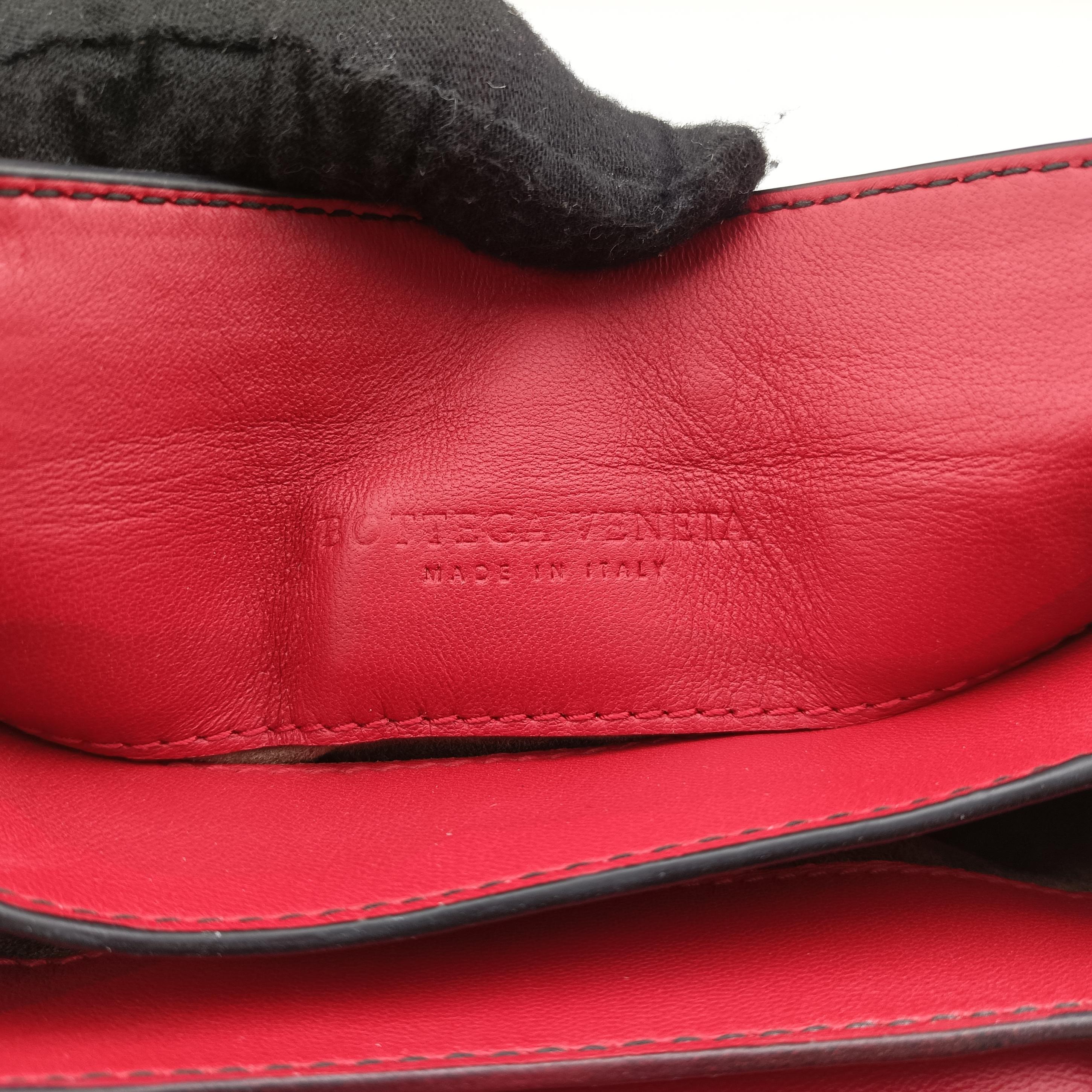 Secondhand Bottega Veneta Tricolor Piazza Orange leather  shoulderbag | stylenewstar