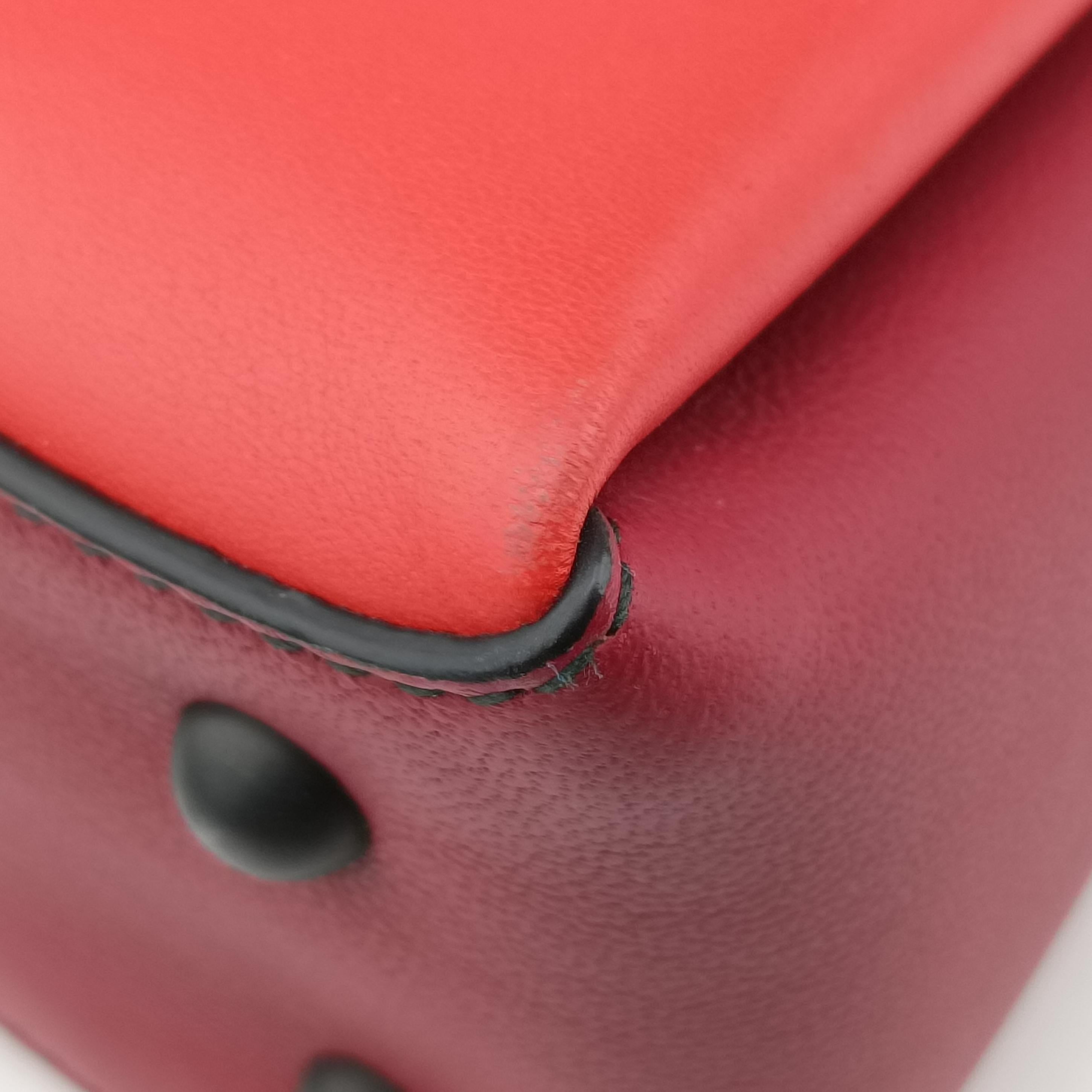 Secondhand Bottega Veneta Tricolor Piazza Orange leather  shoulderbag | stylenewstar