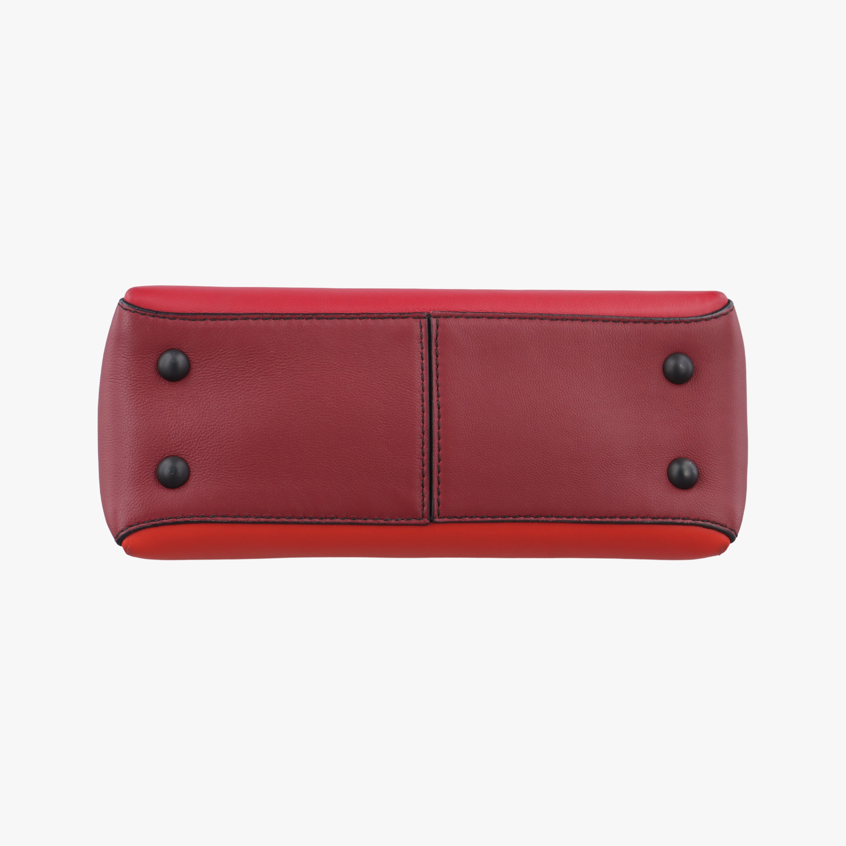 Secondhand Bottega Veneta Tricolor Piazza Orange leather  shoulderbag | stylenewstar