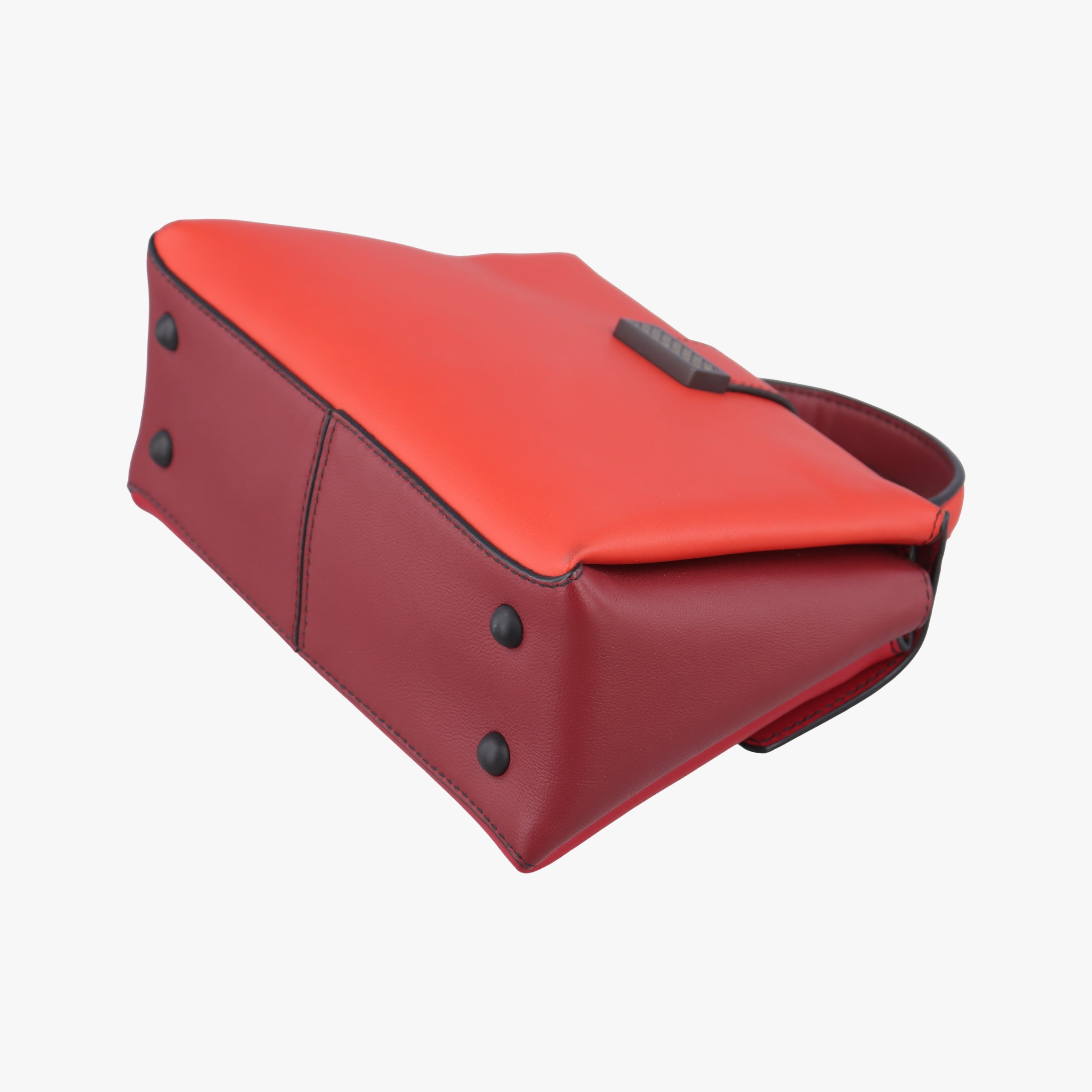 Secondhand Bottega Veneta Tricolor Piazza Orange leather  shoulderbag | stylenewstar