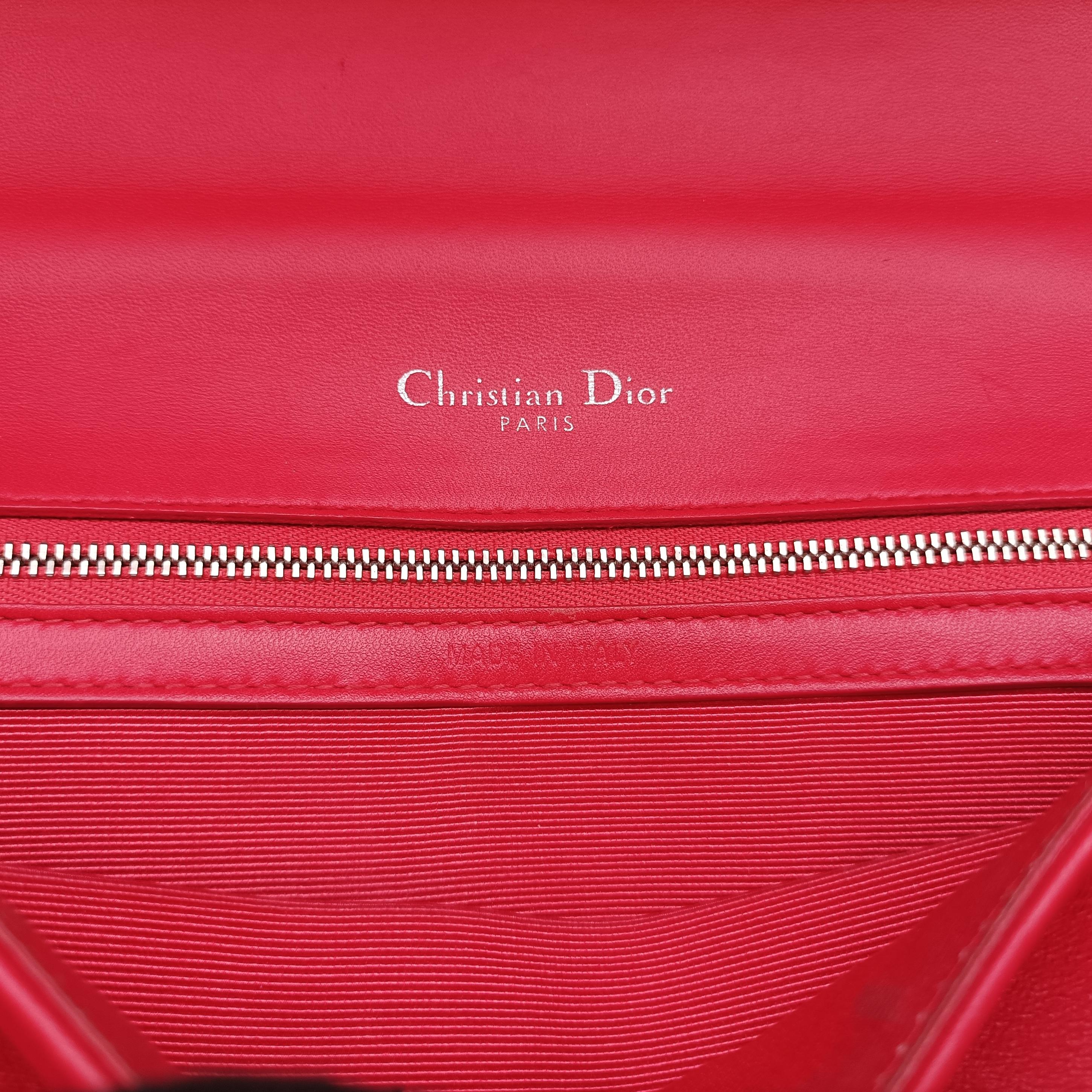 Vintage Christian Dior Diorama Red Leather  shoulderbag | stylenewstar