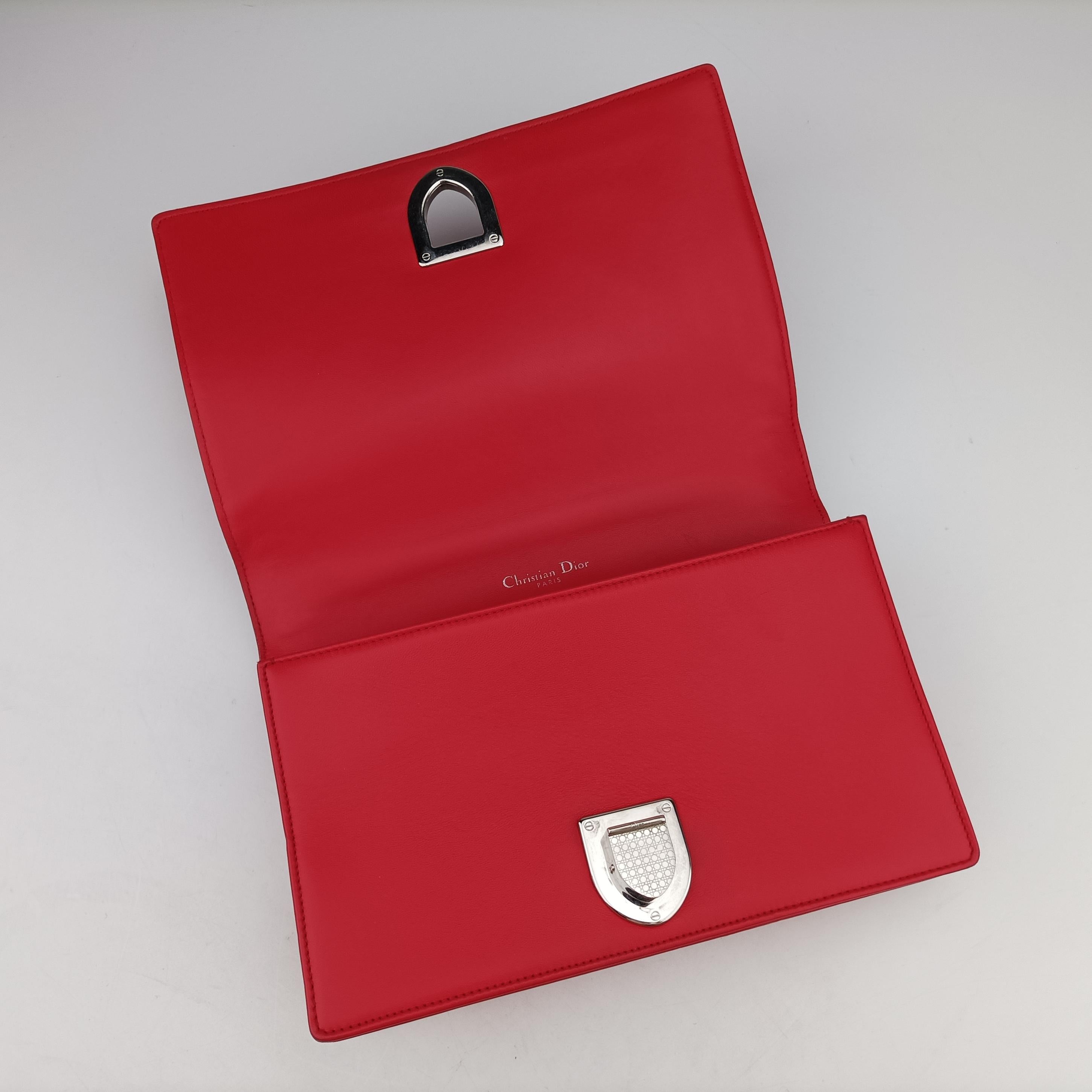 Vintage Christian Dior Diorama Red Leather  shoulderbag | stylenewstar