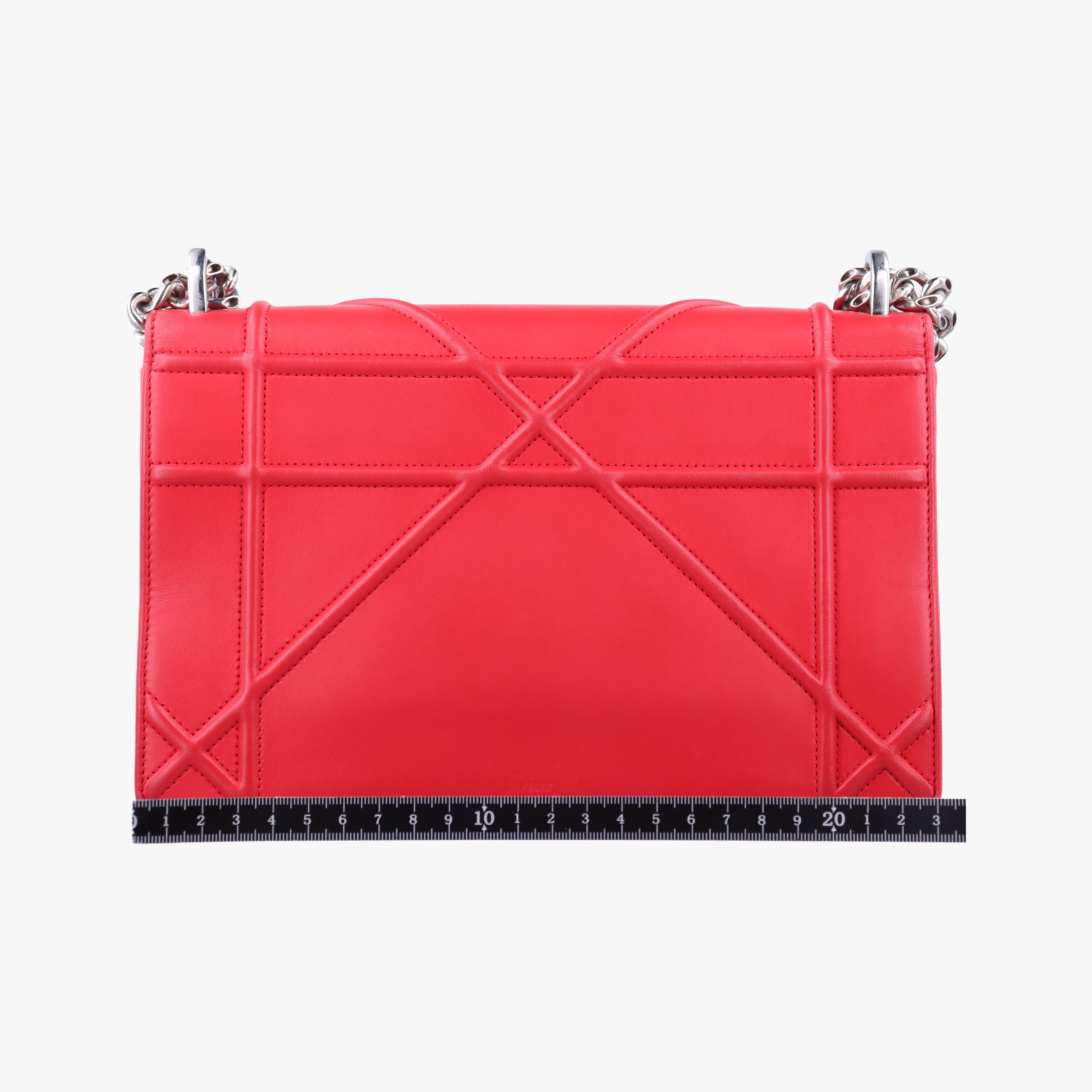 Vintage Christian Dior Diorama Red Leather  shoulderbag | stylenewstar