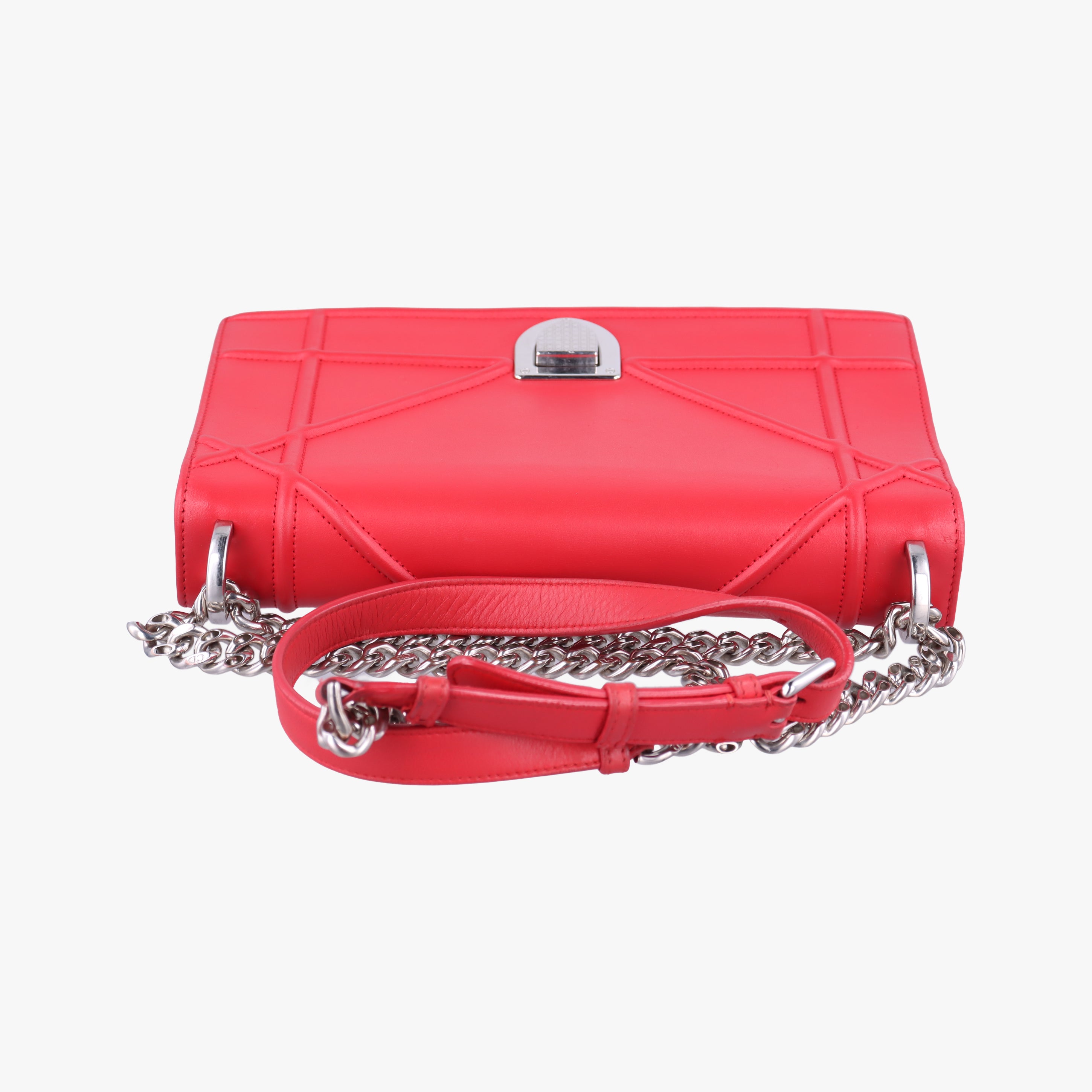 Vintage Christian Dior Diorama Red Leather  shoulderbag | stylenewstar