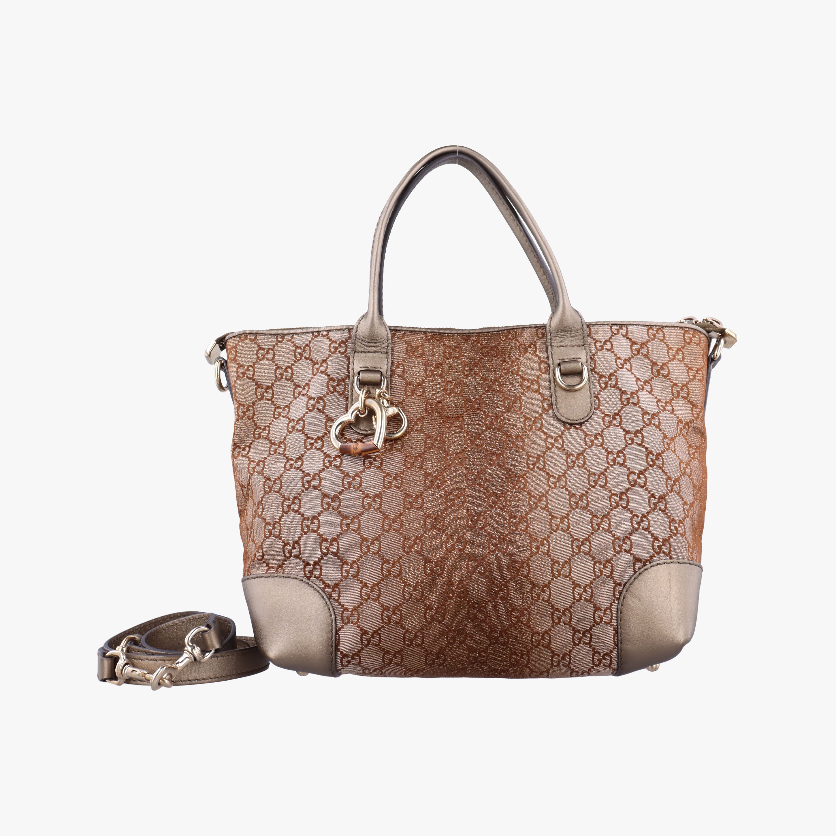 Vintage Gucci Guccissima Heart Bit Multicolour Canvas 269957 shoulderbag | stylenewstar