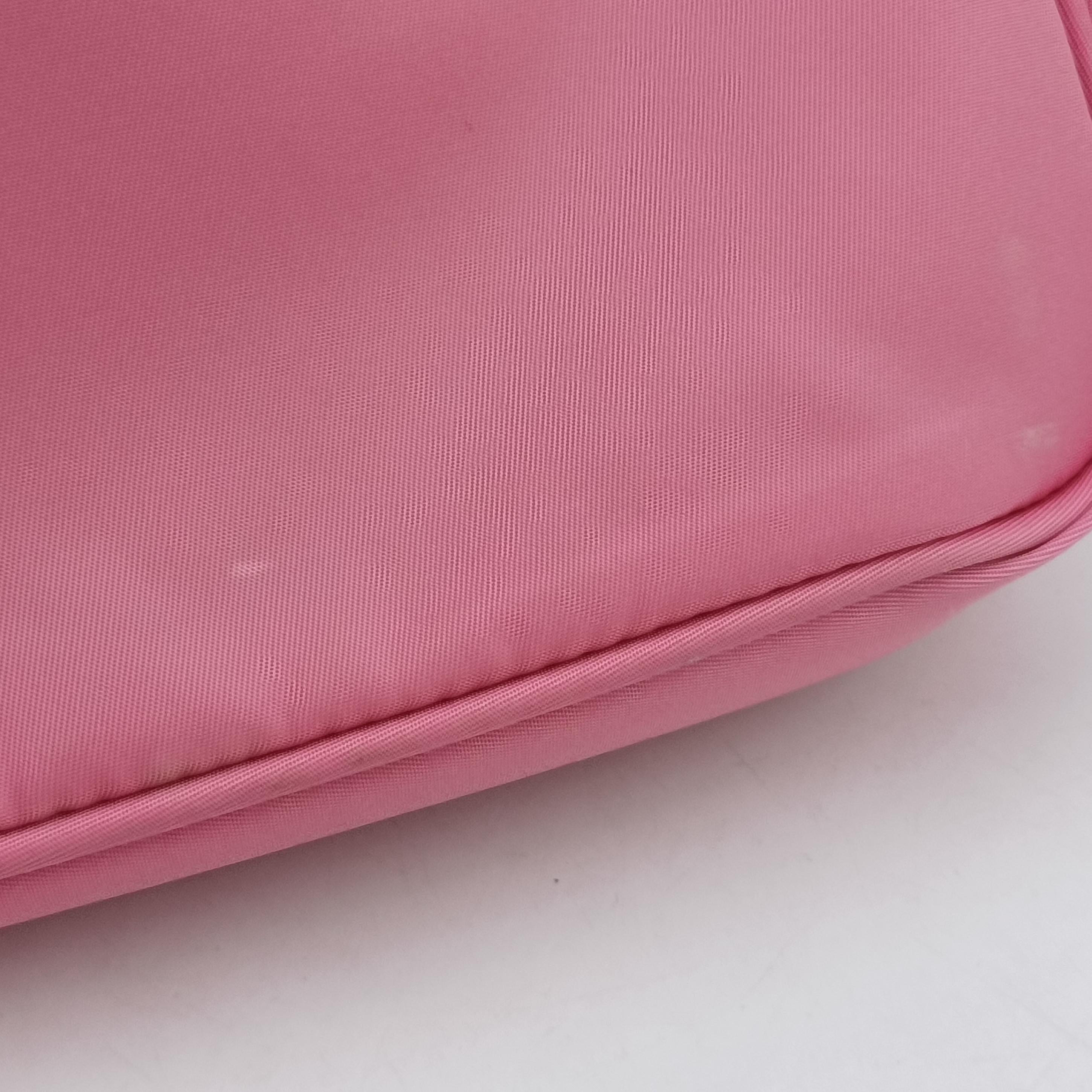 Pre-owned Prada Re-Edition2000 Pink nylon 1NE515 handbag | stylenewstar