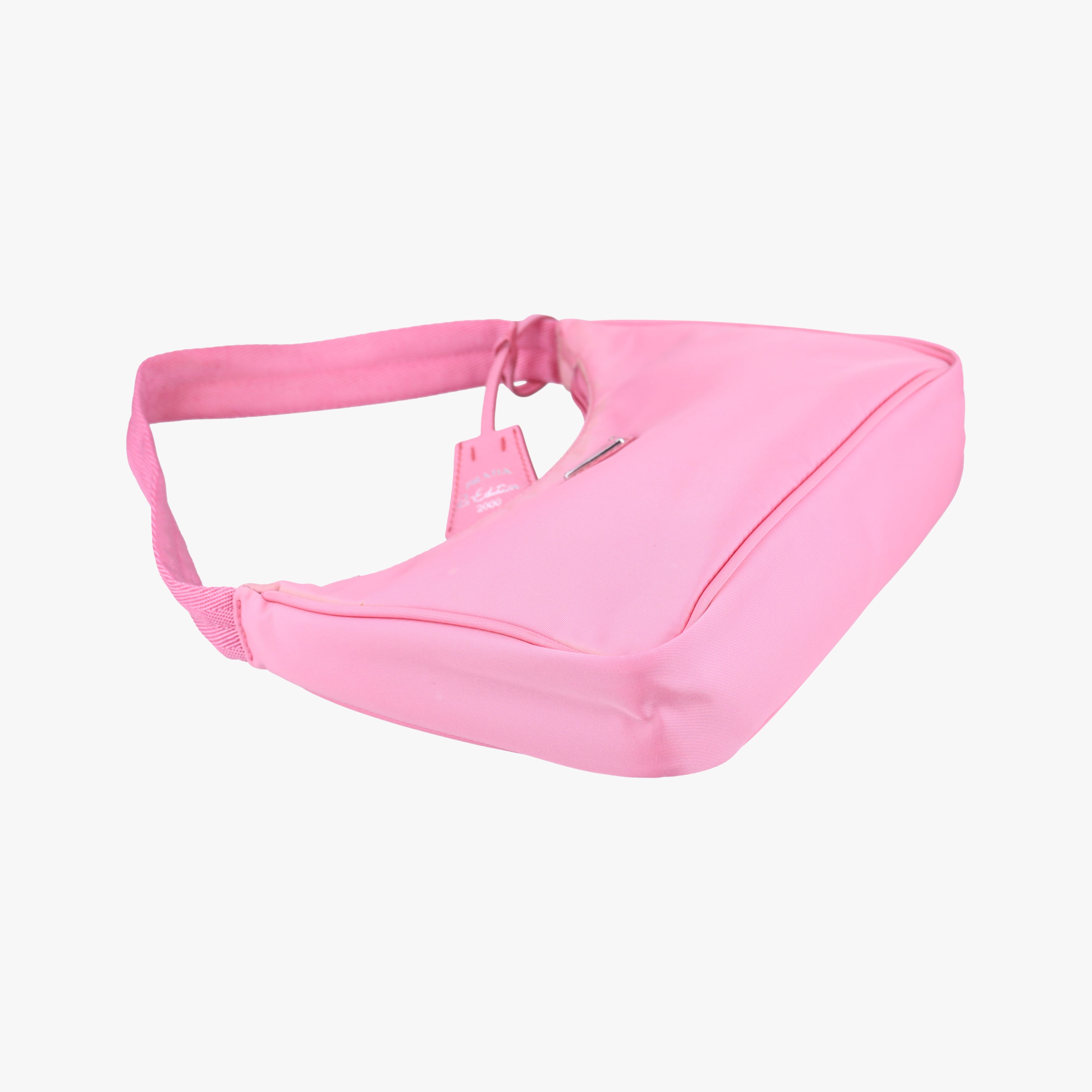 Pre-owned Prada Re-Edition2000 Pink nylon 1NE515 handbag | stylenewstar