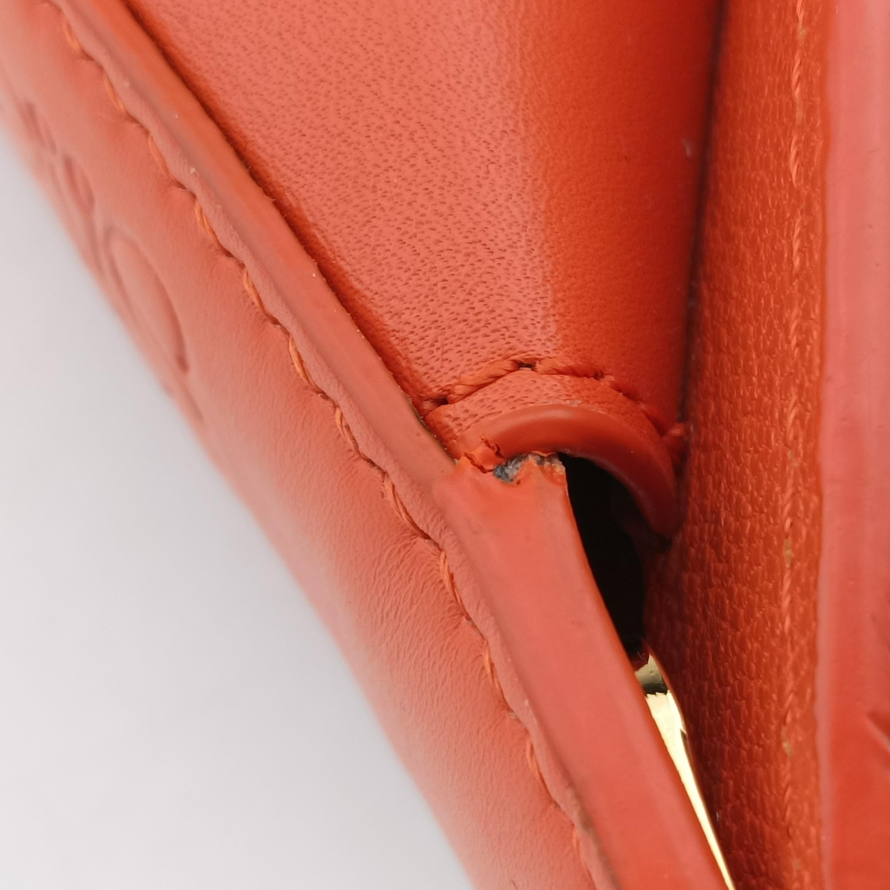 Pre-owned Loewe Luna Orange leather  shoulderbag | stylenewstar