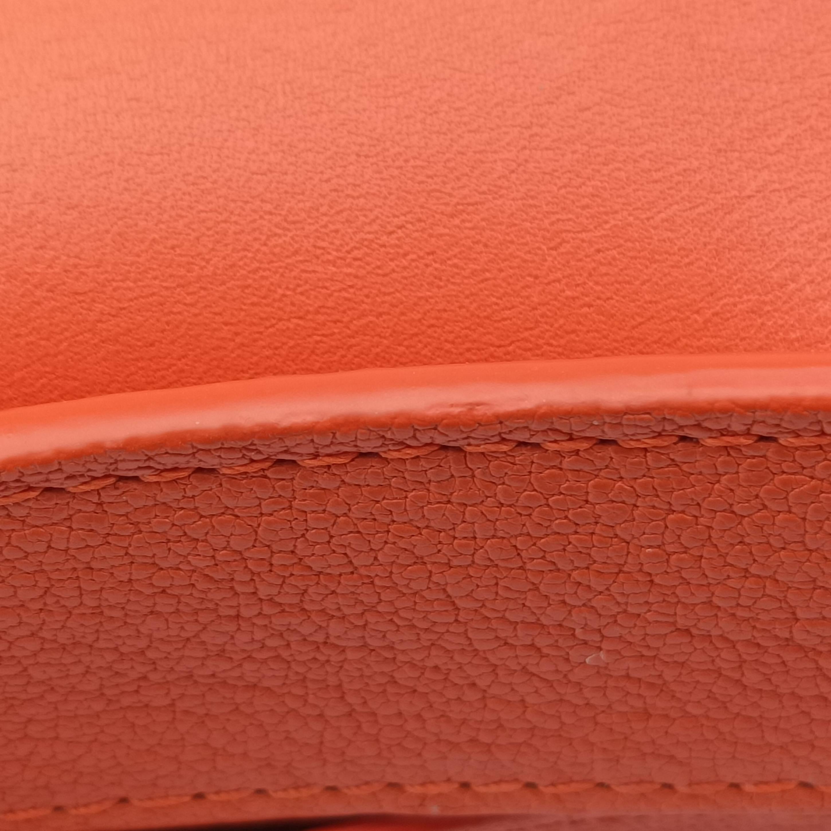 Pre-owned Loewe Luna Orange leather  shoulderbag | stylenewstar