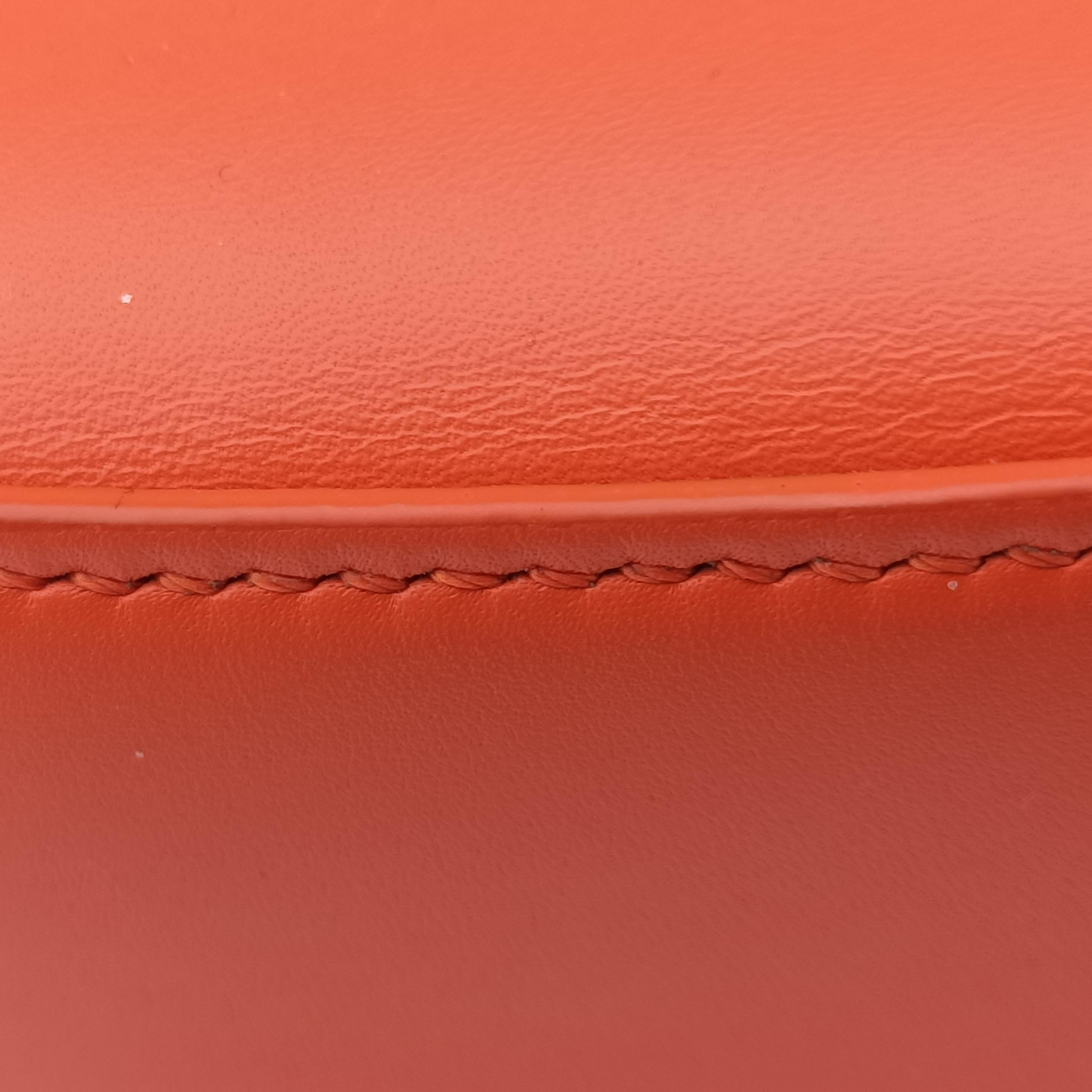 Pre-owned Loewe Luna Orange leather  shoulderbag | stylenewstar